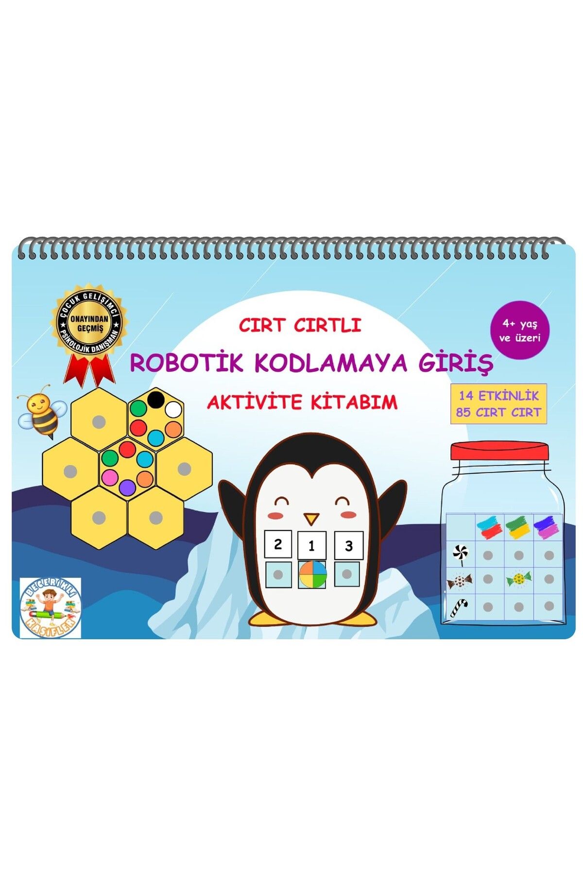 Ankara Kitap Merkezi Cırt Cırtlı Robotik Kodlamaya Giriş Aktivite Kitabım Ankara Kitap Merkezi Yayınları