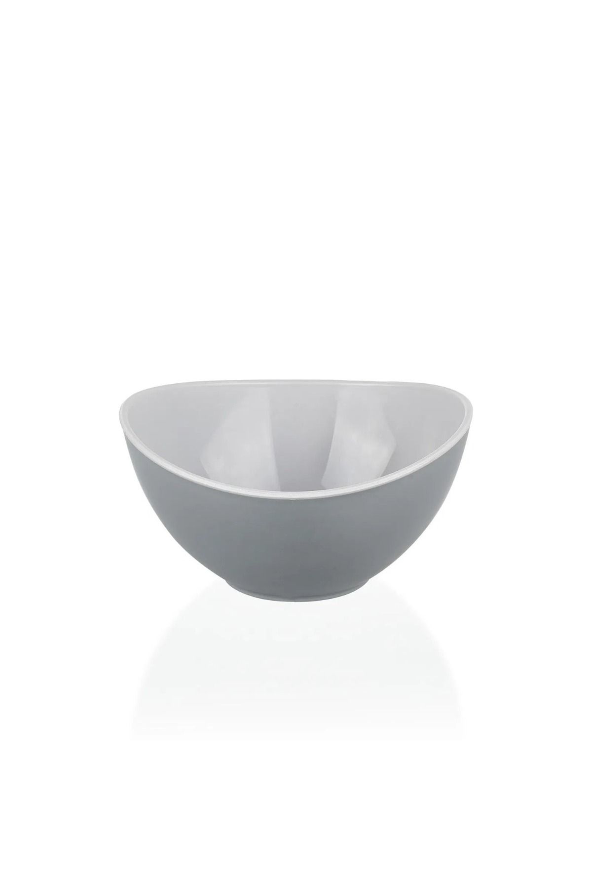 Dania-Plastic salad serving set consisting of a large bowl with 4 small yogurt bowls with a spoon and fork, 7 pieces 5