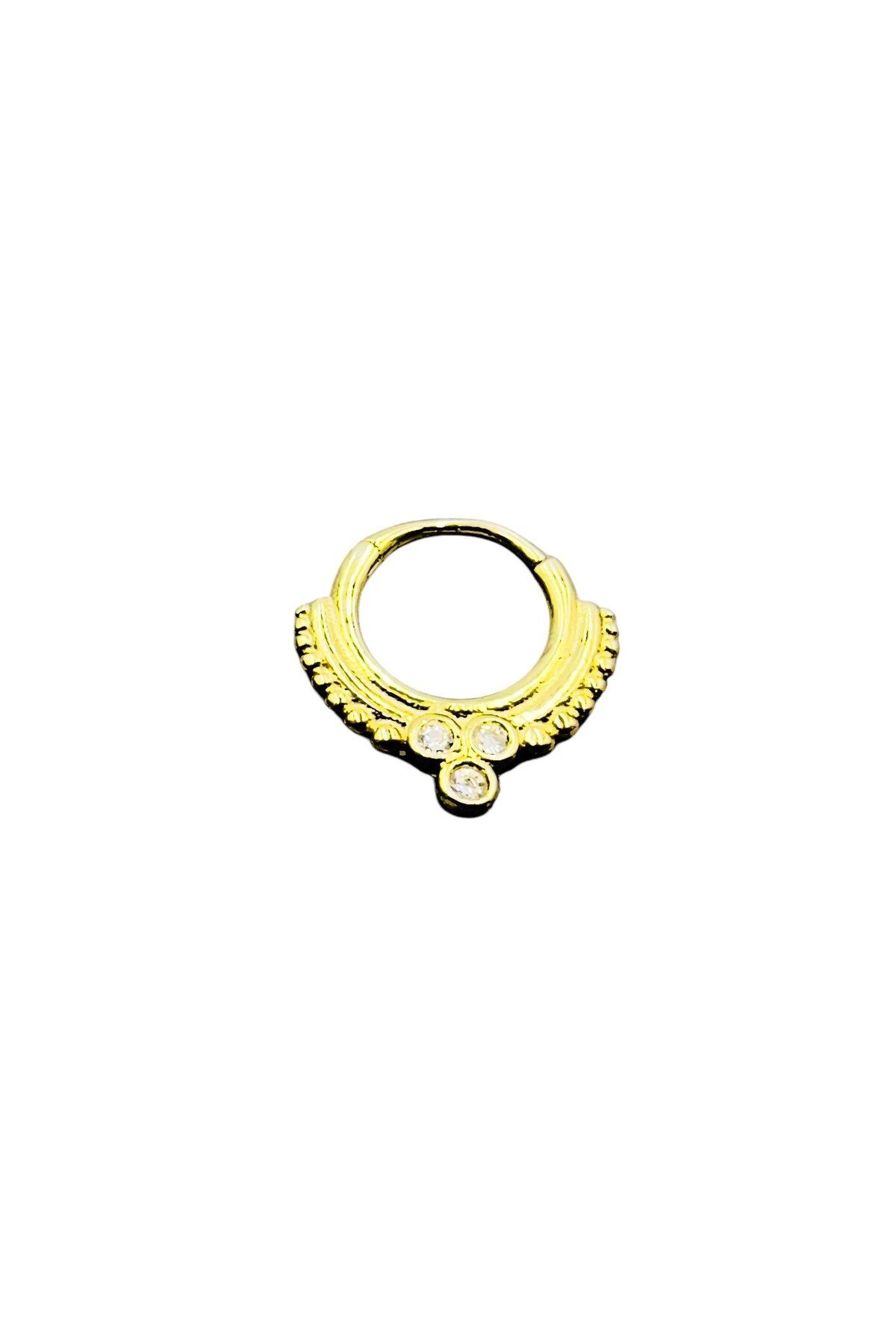 Defne Silver Halka Gümüş Piercing