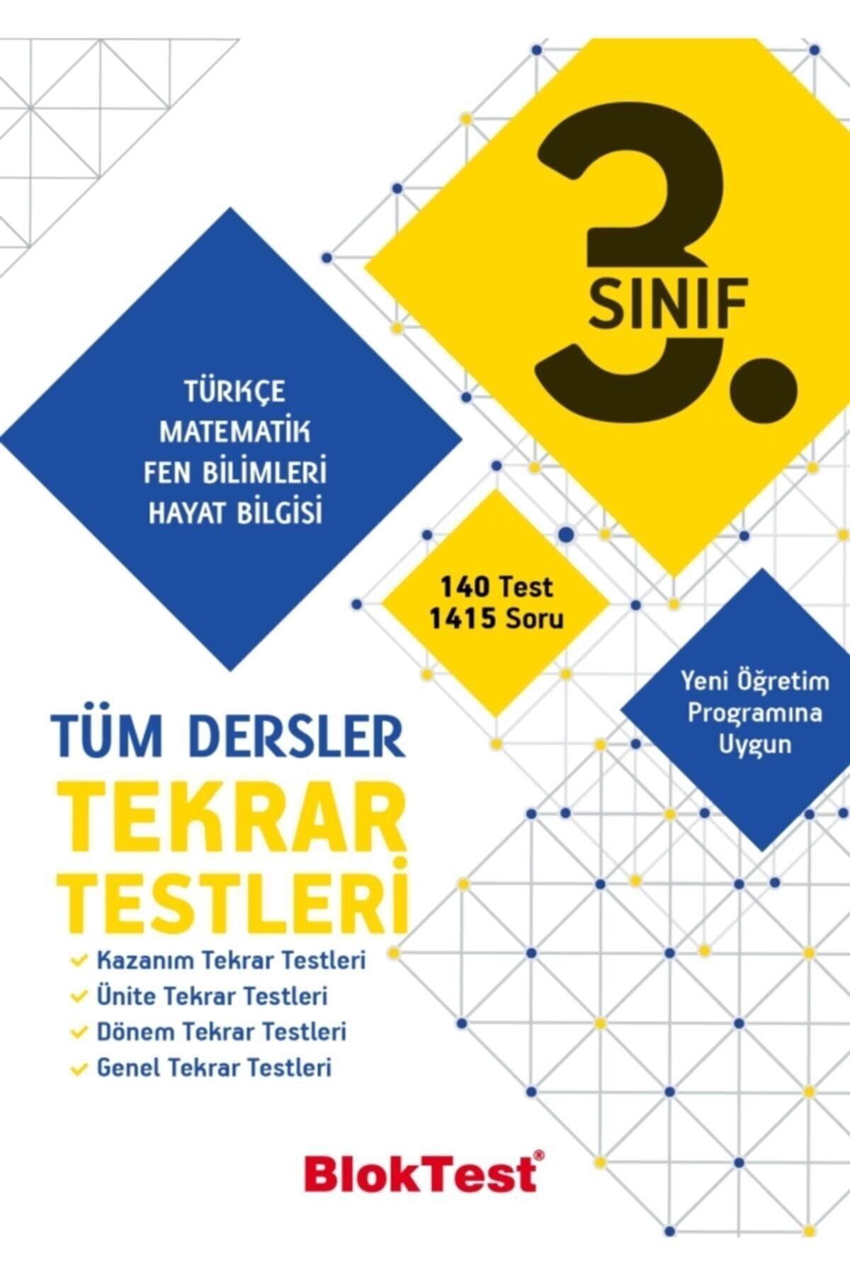 Bloktest Yayınları 3. Sınıf Tüm Dersler Tekrar Testleri