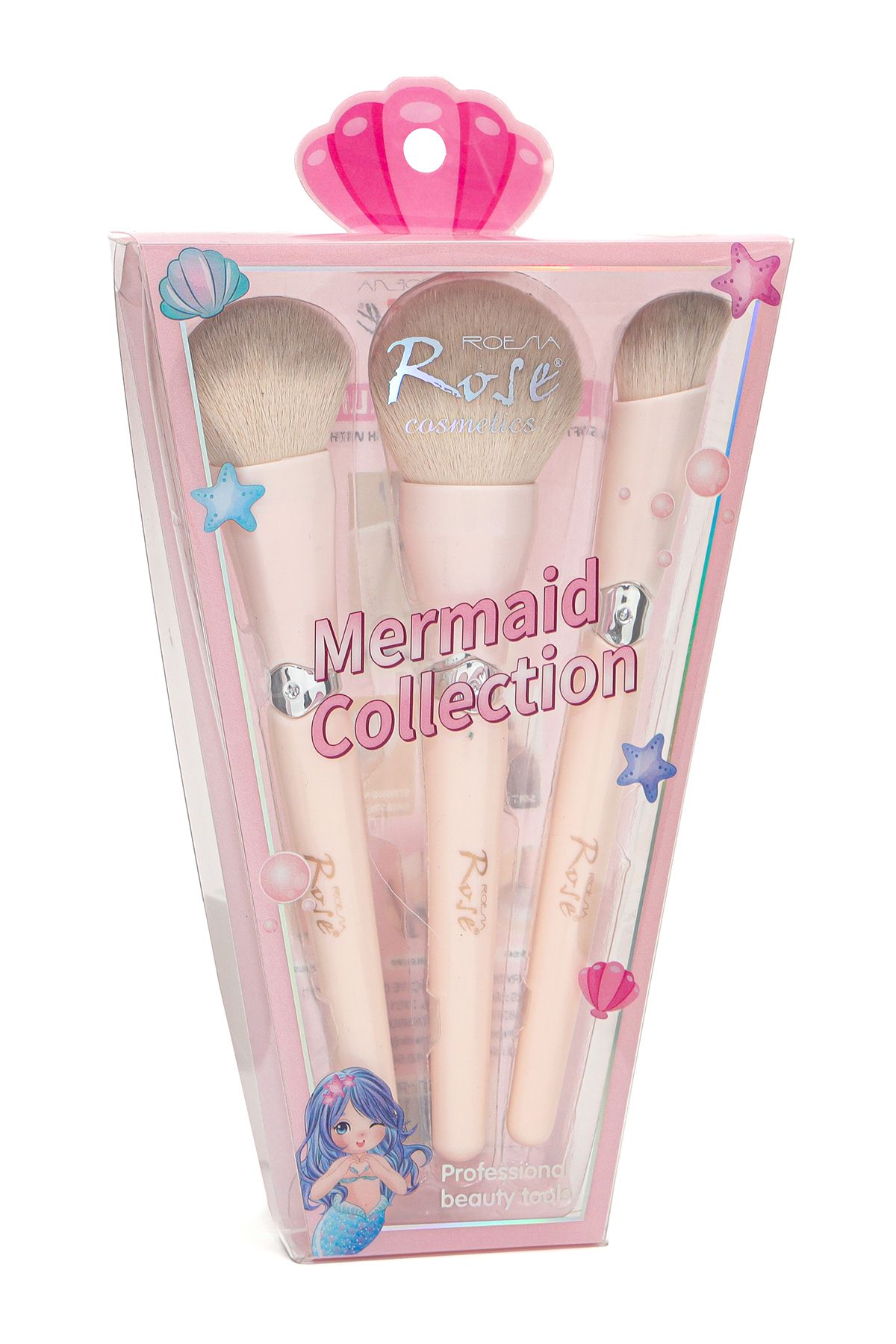 Roesıa Rose Cosmetics Rose Collectıon 3'lü Makyaj Fırça Seti