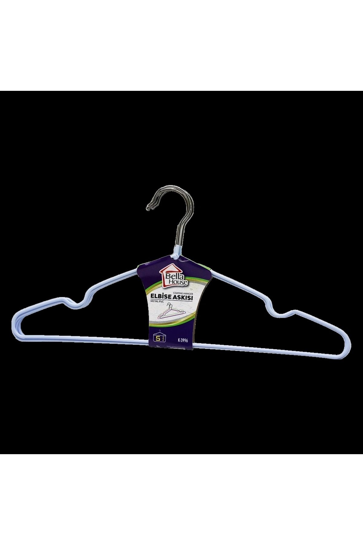 STOREMAX 5 PARÇA SİLİKONLU ELBİSE ASKI 40CM (5047)