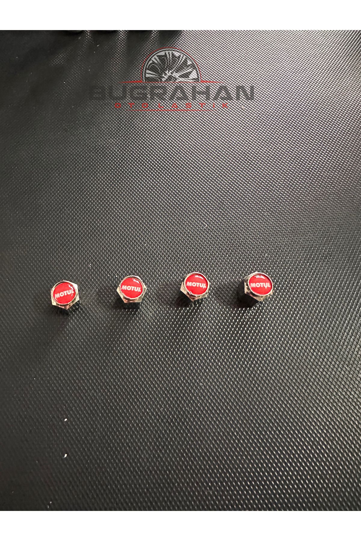 OEM MOTUL Logolu Sibop Kapağı Tüm Araçlara Uyumlu A Kalite Alüminyum Sibop Kapağı 4 Adet