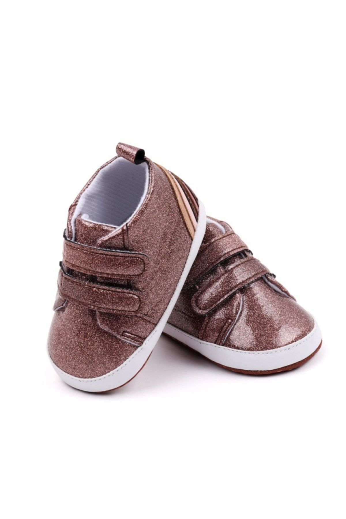 Superbaby-Brown baby shoes - Glitter 6