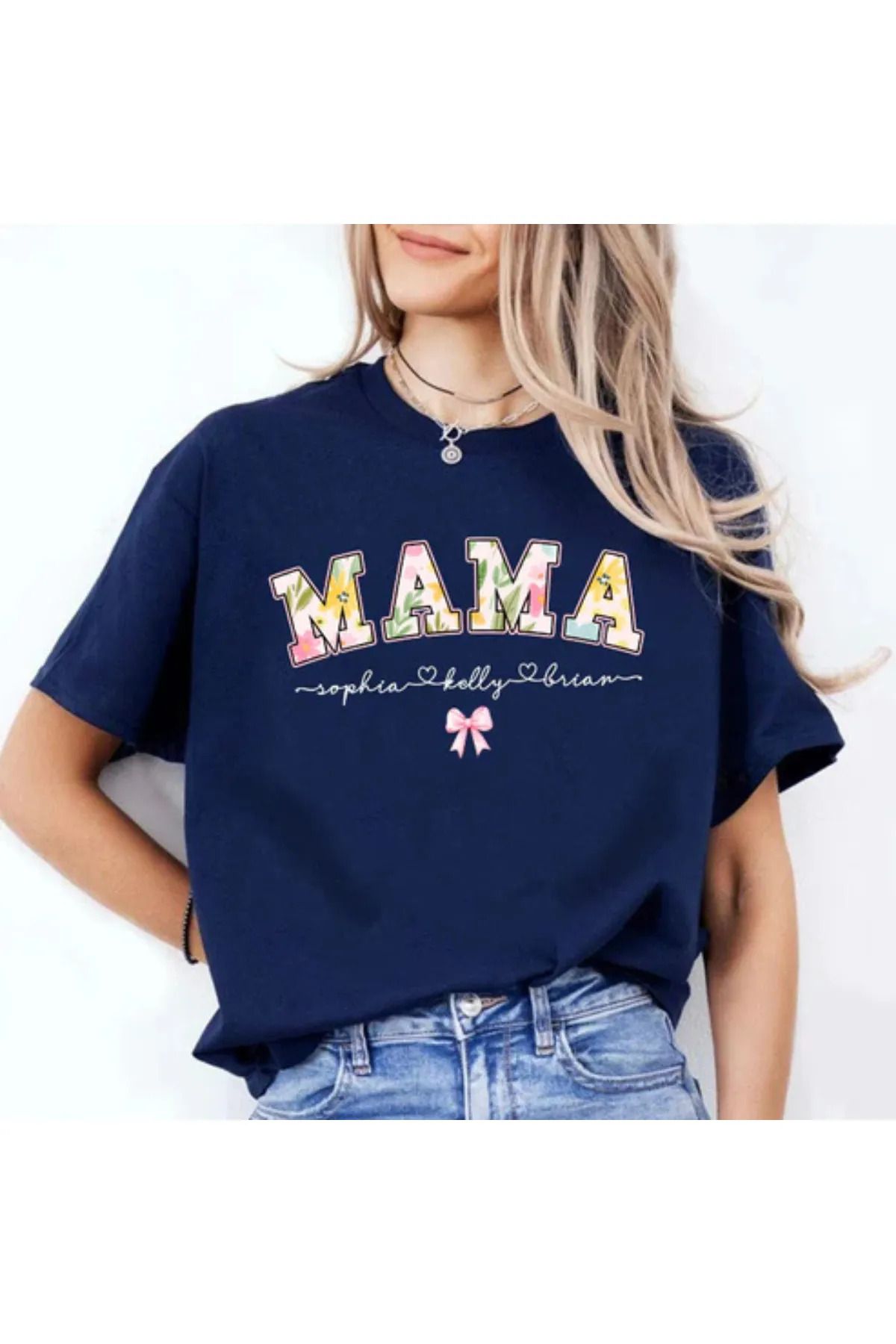 FeaR LeeS MAMA Baskılı Oversize T-shirt