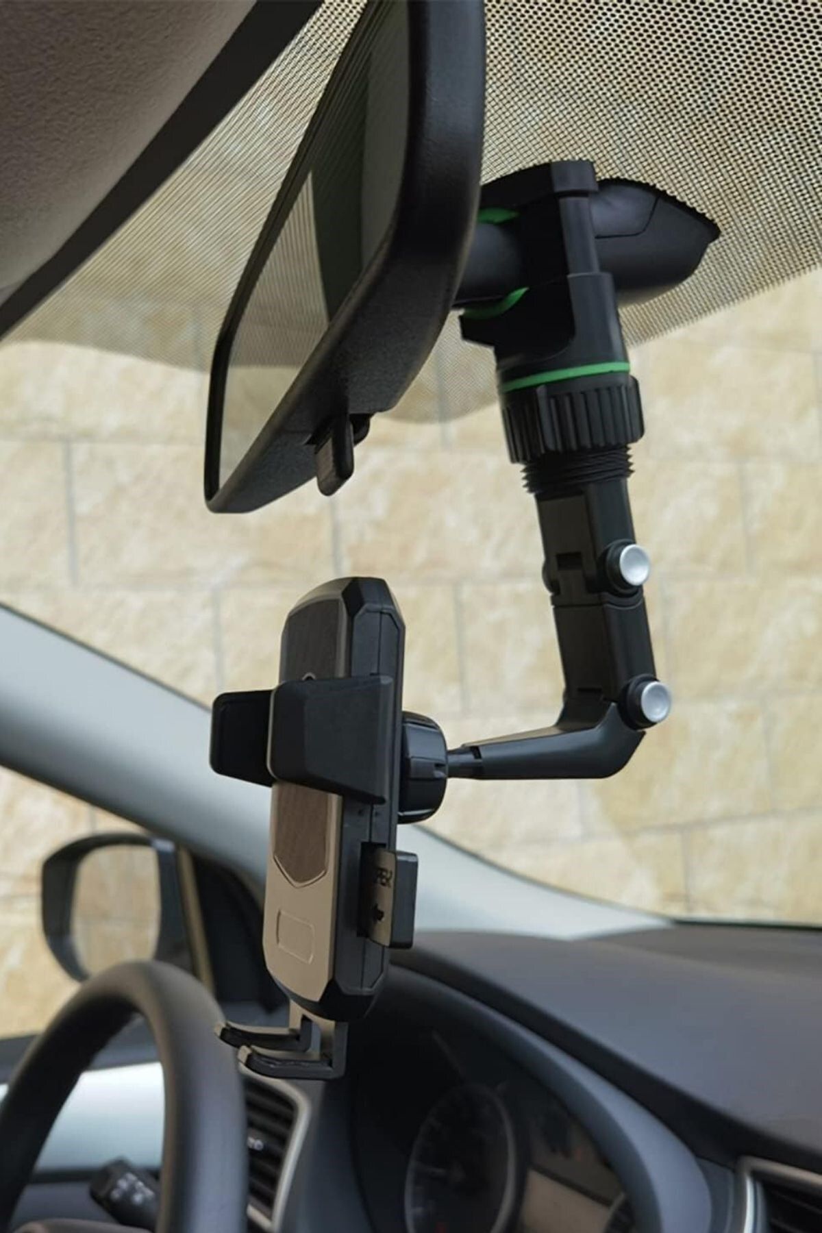 tedaks Dikiz Aynasına Takılabilen Eklemli Telefon Tutucu Aparat