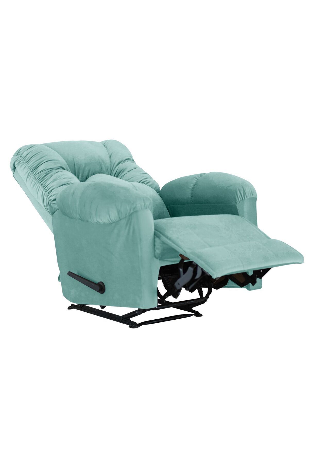 American Polo-| Velvet Classic Recliner Chair - Light Turquoise -92×78x103 7