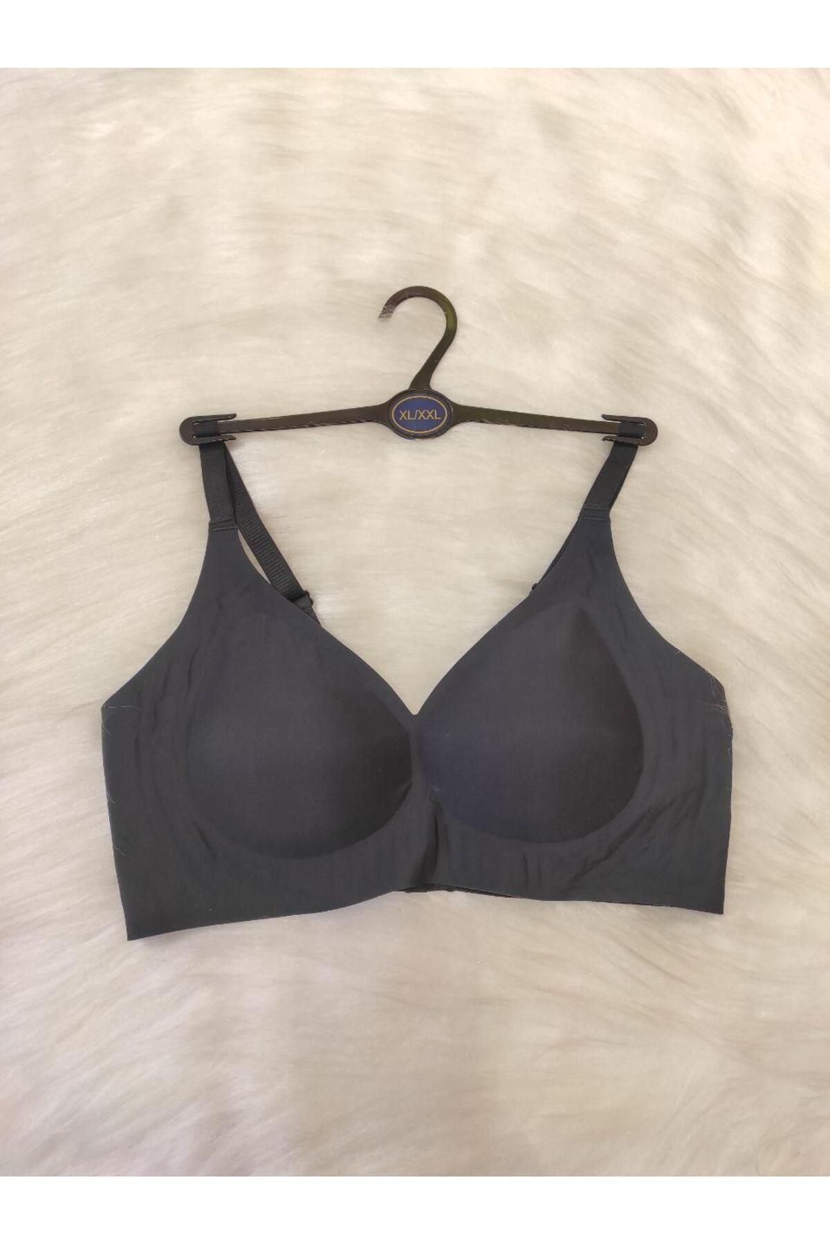 GMDPstore Miss Feliz Cilde Uyum Sağlayan Mikrofiber Siyah Hayalet Sütyen İz Bırakmayan Şıklık