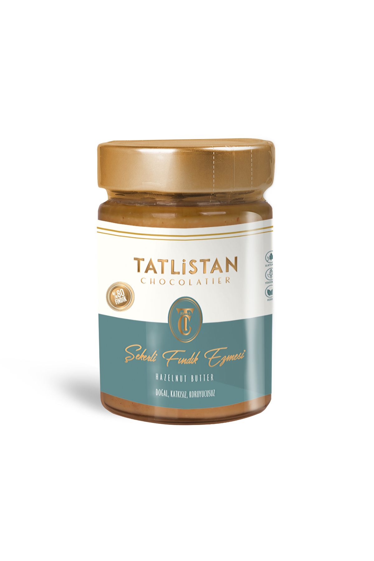 Tatlistan %20 Şeker Pancarlı Fındık Ezmesi 300 gr.