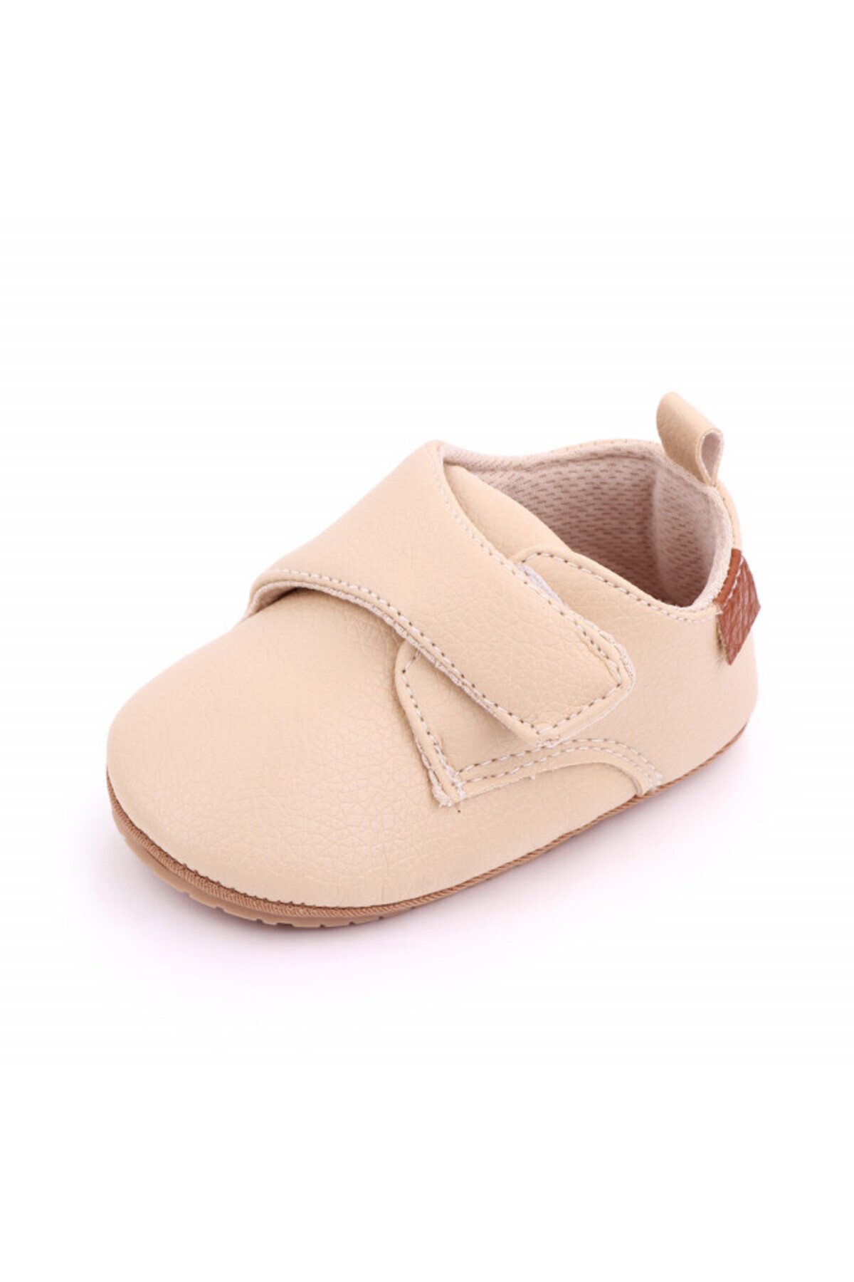 Superbaby-Cream shoes with a velcro strap 6
