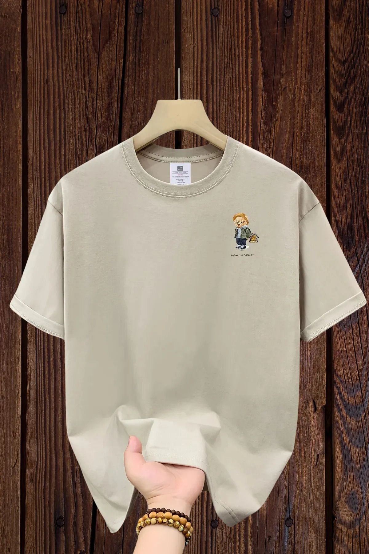 FeaR LeeS Baskılı Unisex T-Shirt - Doğanın Ruhunu Yansıtan Tasarım