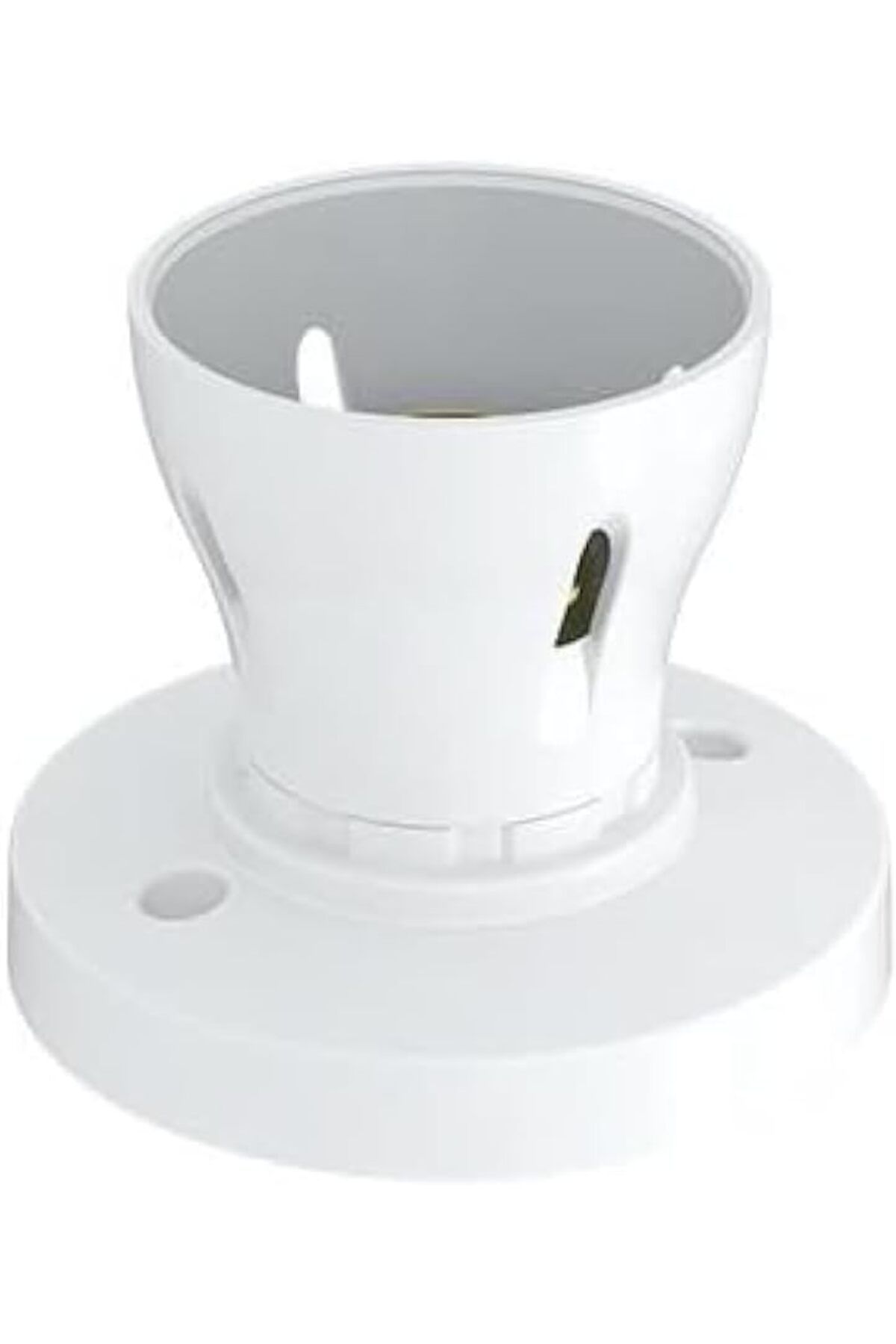 Generic-ADMORE Batten Lamp Holder with Skirt - B22 & E27 (White) NV621 1