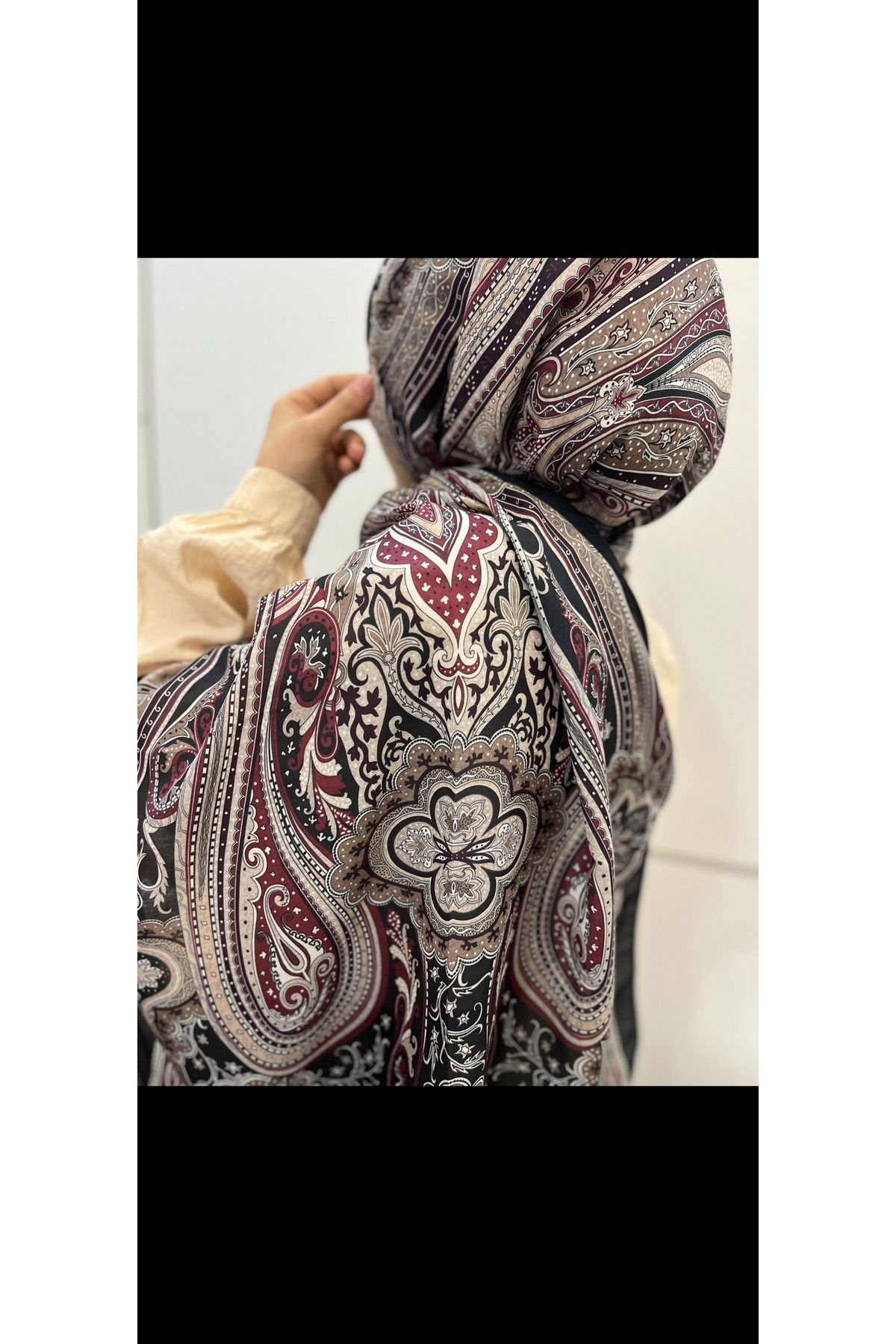 Bonjela Retro etnik desen şal