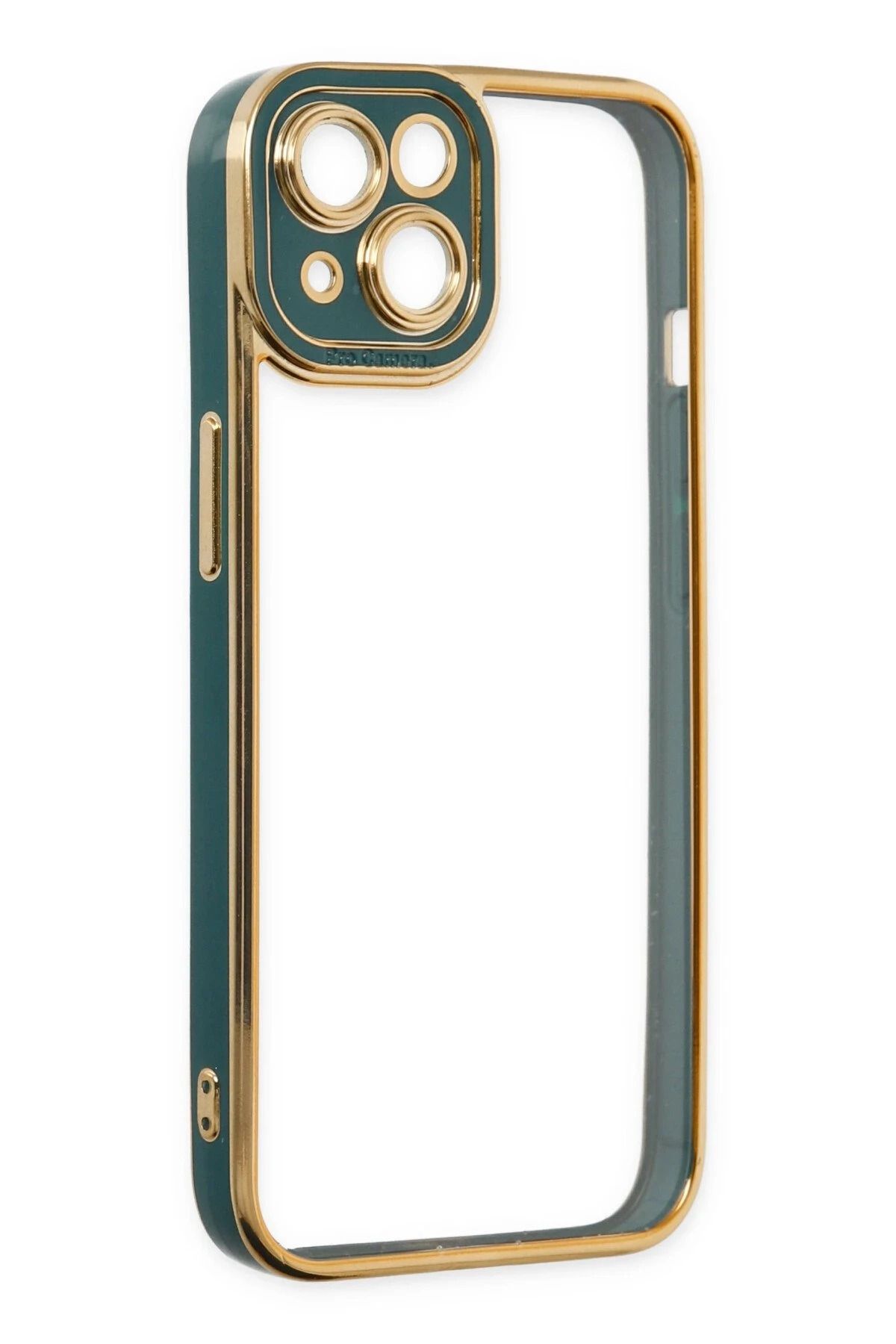 NewFace iPhone 14 Plus Kılıf Liva Lens Silikon - Yeşil SVLRS