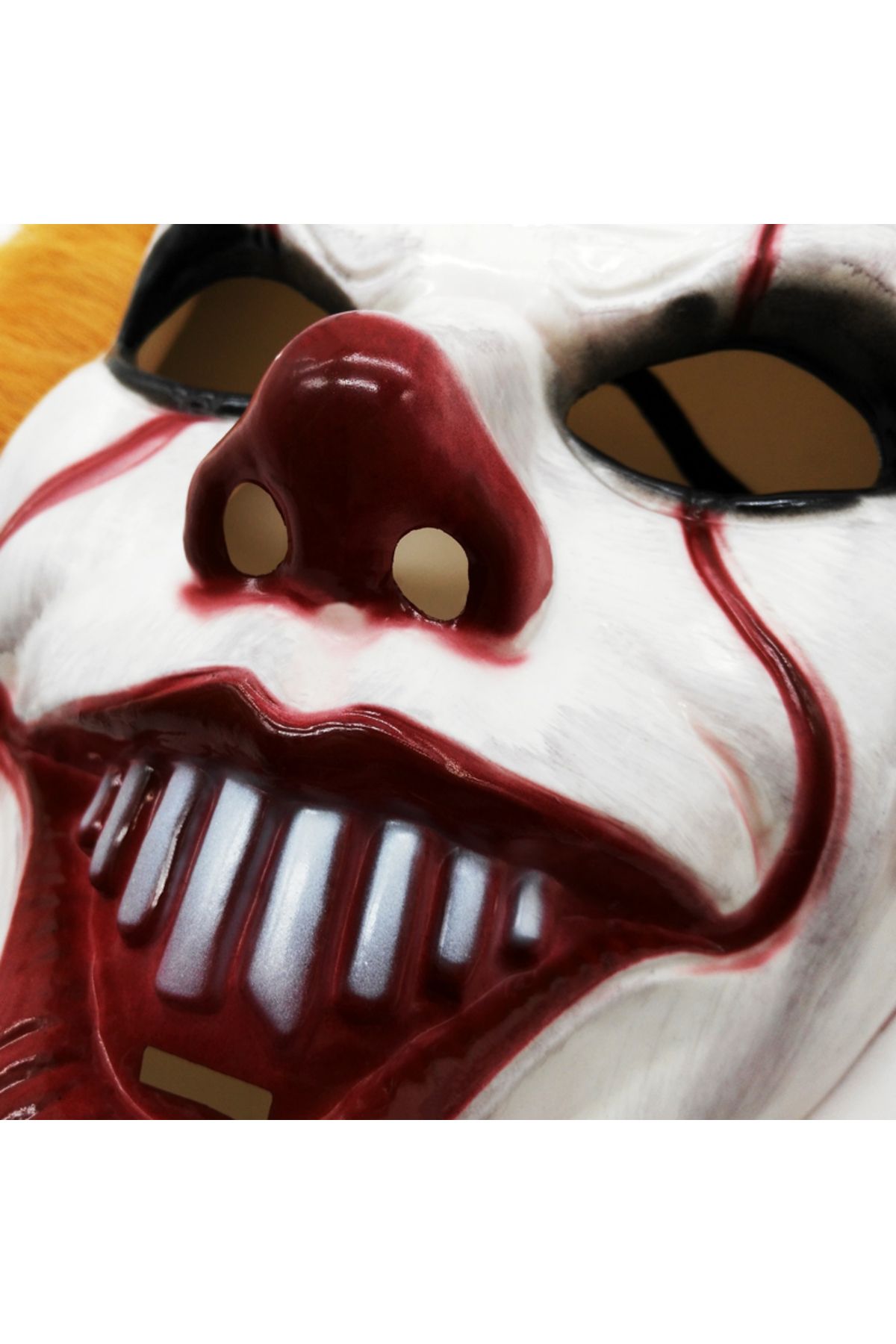 ÖYKÜ VE YİĞİT Plastik Joker Maskesi Palyaço Maskesi