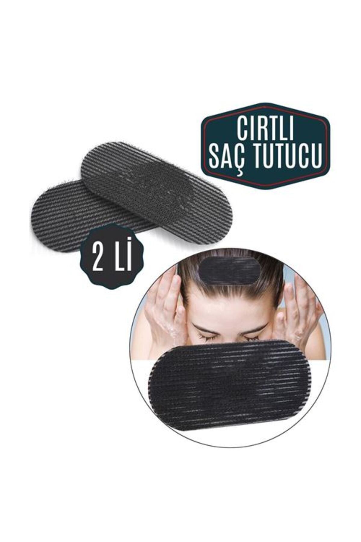 NEZADE STORE Saç Tutucu Cırt Bant 2 Adet