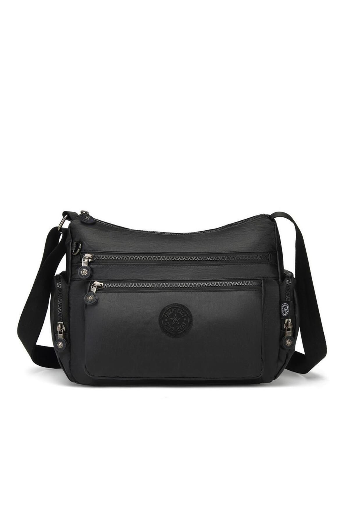 SMART BAGS Metalik Kumaş Kadın Postacı Çantası Smart Bags 1115