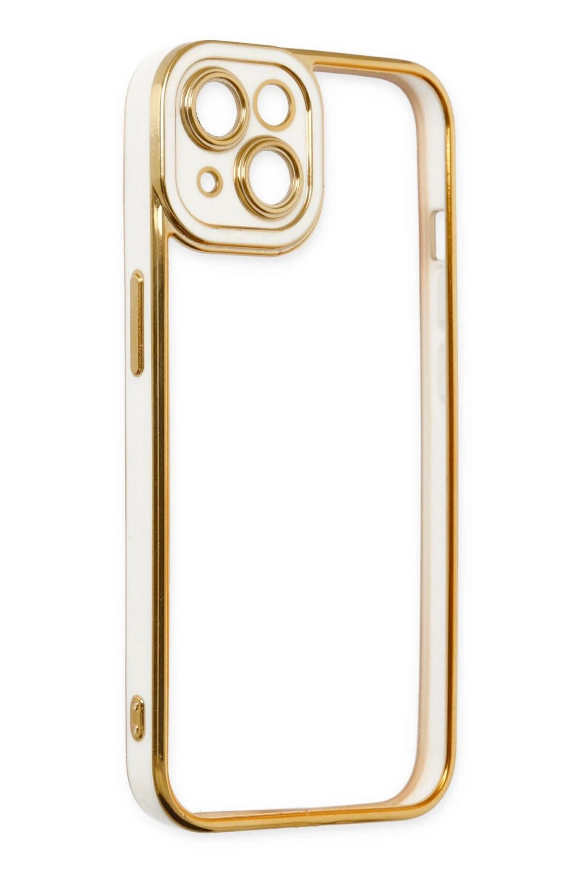 NewFace iPhone 14 Plus Kılıf Liva Lens Silikon - Beyaz SVLRS