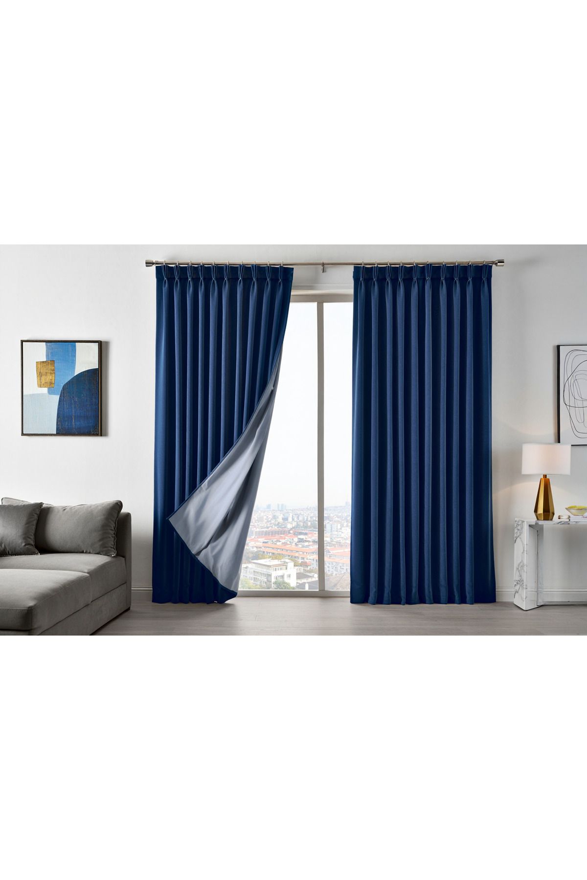 MebelPort Curtain Dauble Blackout Karartma Perde Tek Kanat 1x2 Amerikan ...