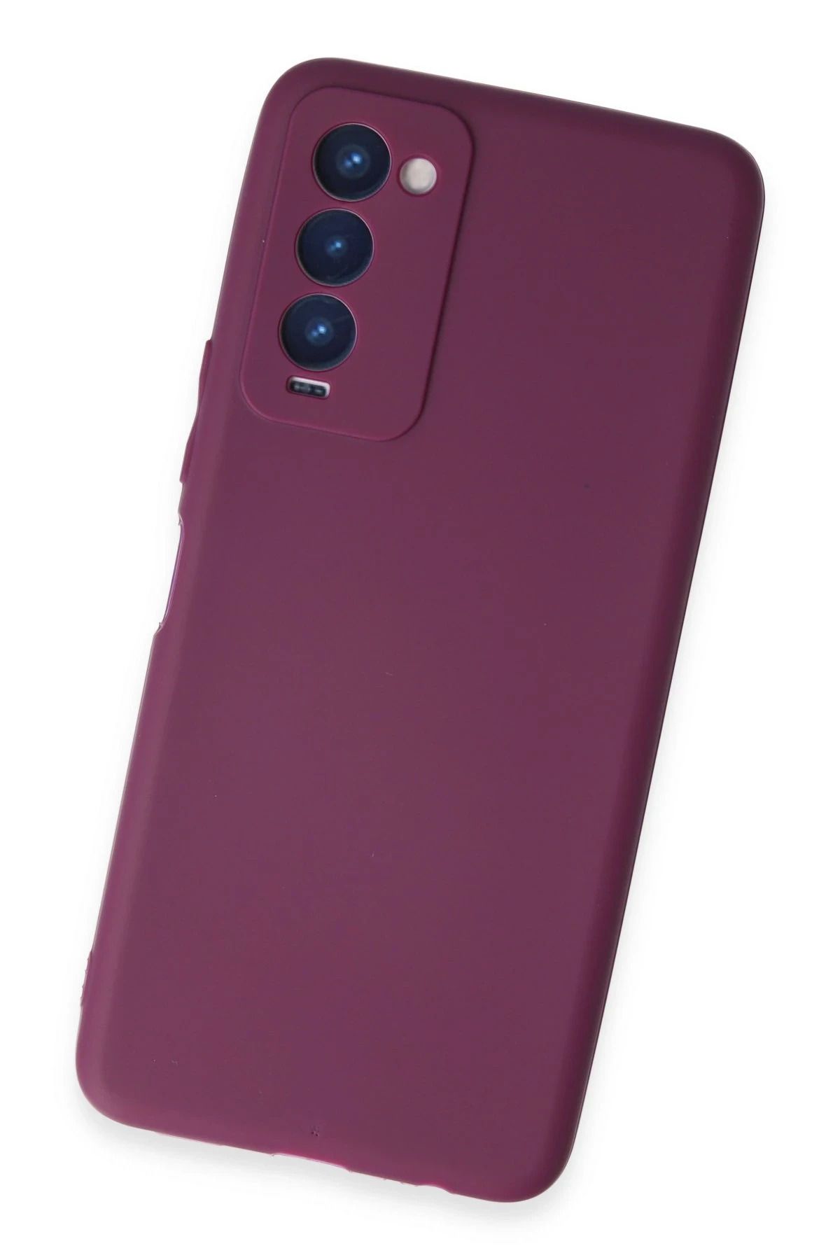 NewFace Tecno Camon 18 Kılıf First Silikon - Mor FLKRY