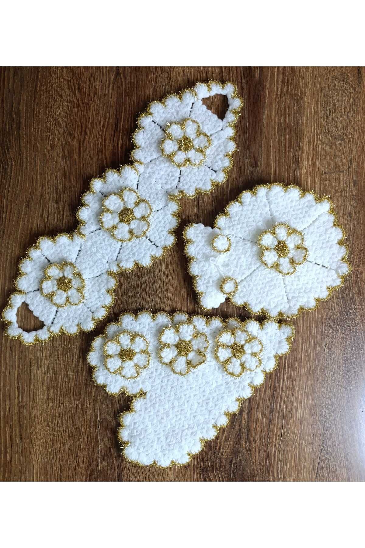 dressmix Çeyizlik El Örgüsü Damat Bohçası Gelin Çeyizi Hediyelik Dolgun Ilmek Banyo Lifi
