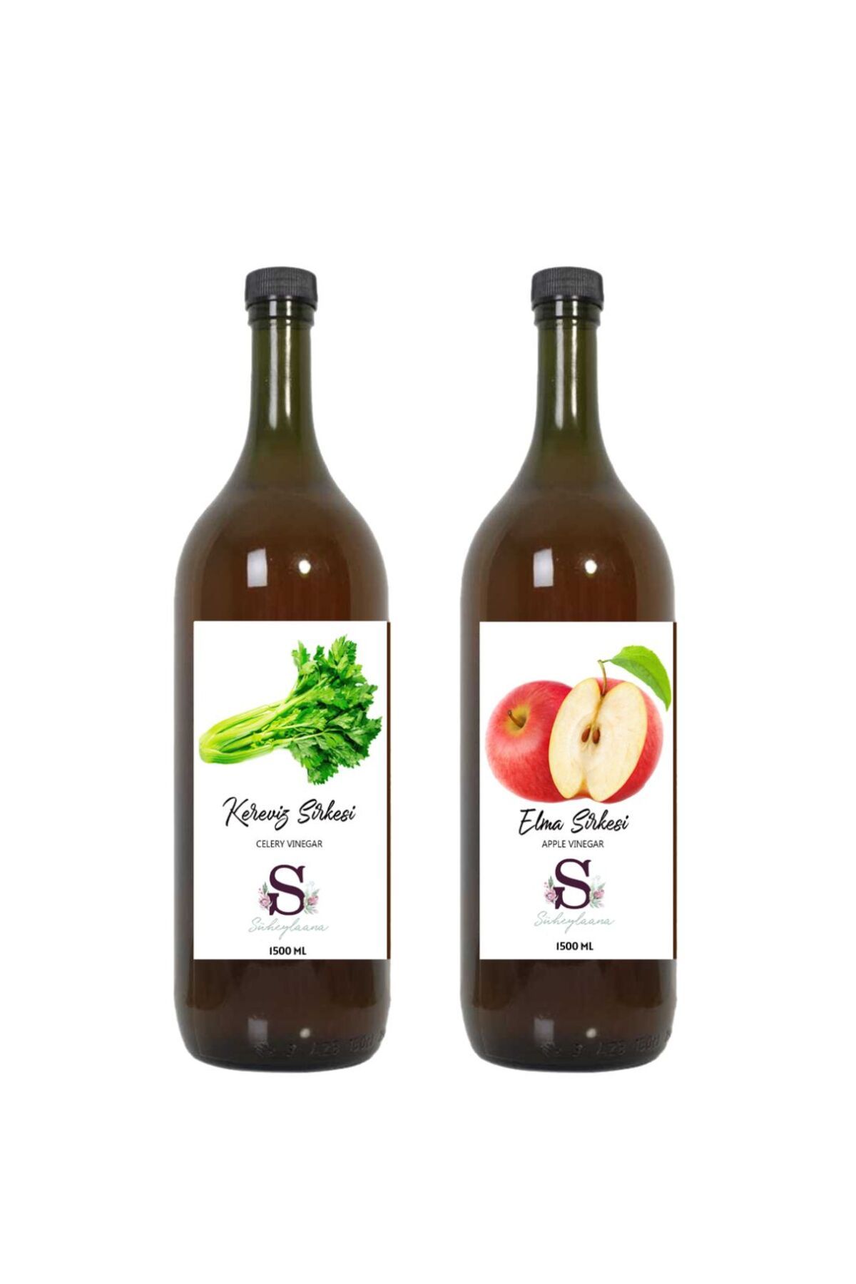Süheylaana Doğal Kereviz Sirkesi 1500 Ml - Doğal Elma Sirkesi 1500 Ml