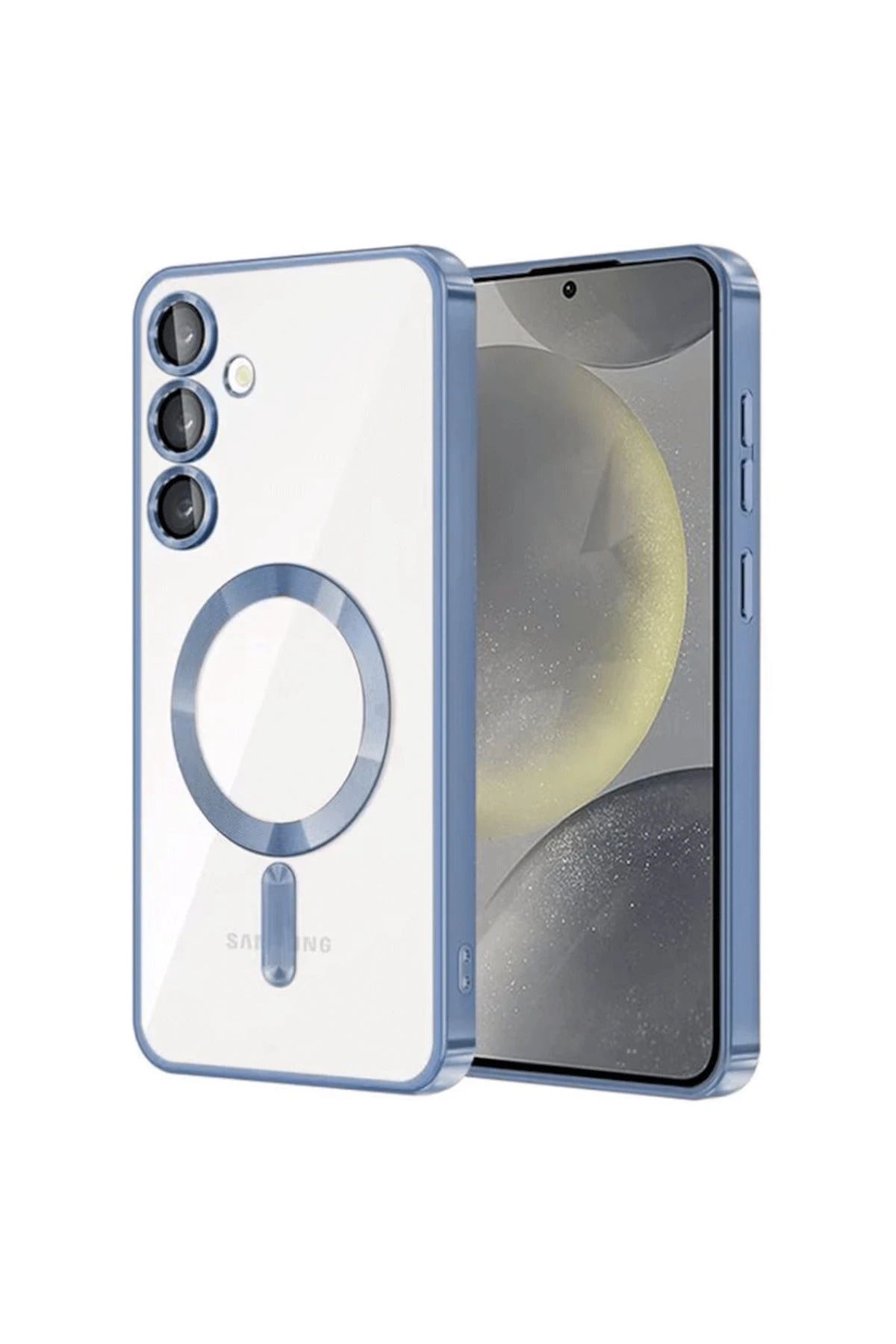NewFace Samsung Galaxy S23 Plus Kılıf Kross Magneticsafe Kapak - Sierra Blue WLZOR