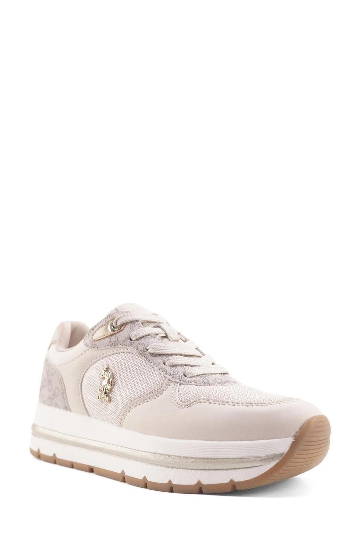 U.S. Polo Assn. U.S Polo Assn. 101947313 Shery Bej Kadın Spor Ayakkabı
