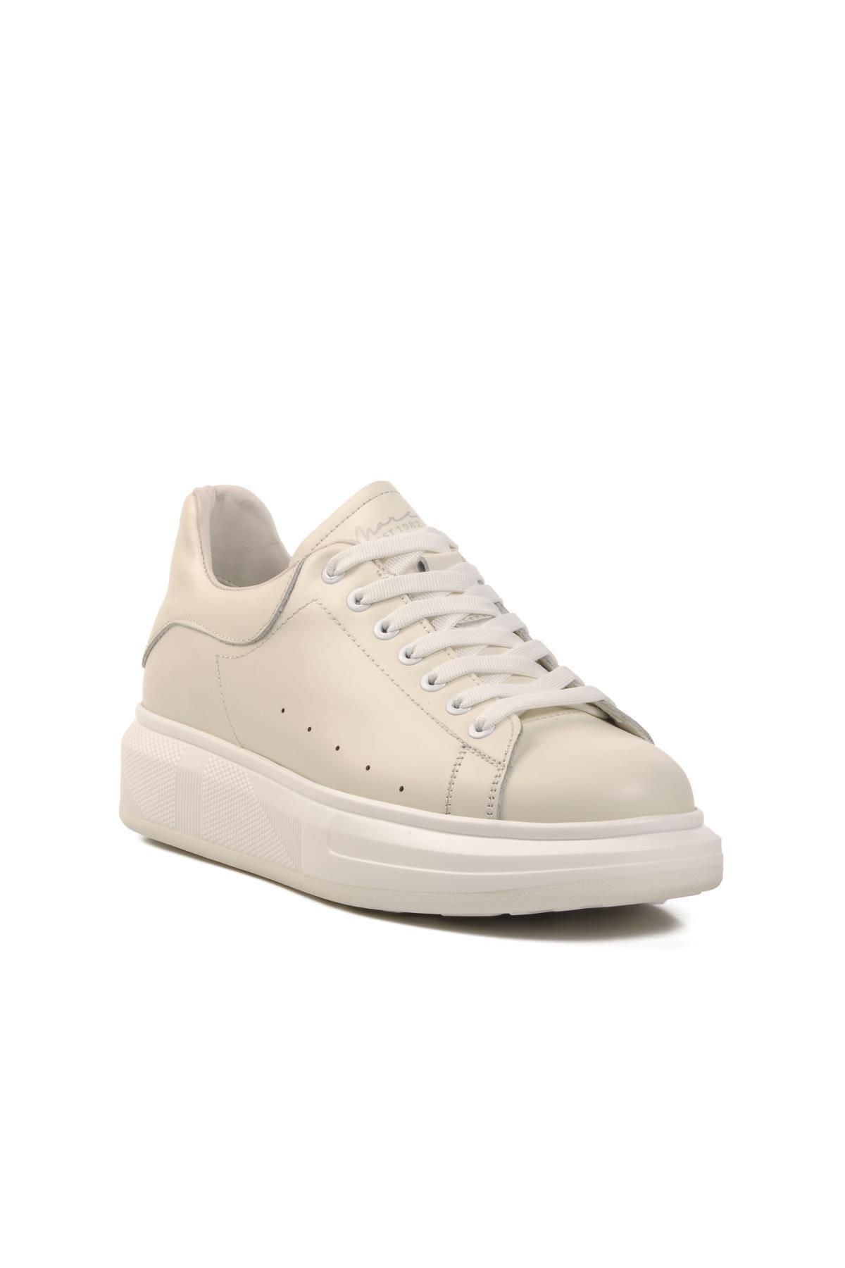 MARCOMEN Hakiki Deri Erkek Beyaz Sneaker Marcomen 152-21028 M