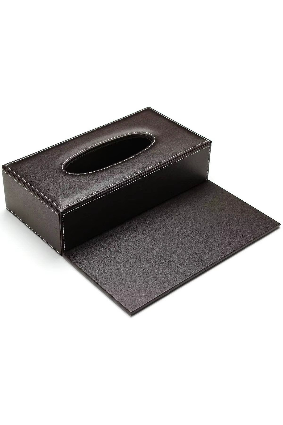 ABYZ-Napkin Box, Eco-leather, Dimensions 24x12x8.5cm, Color Brown ™ 5