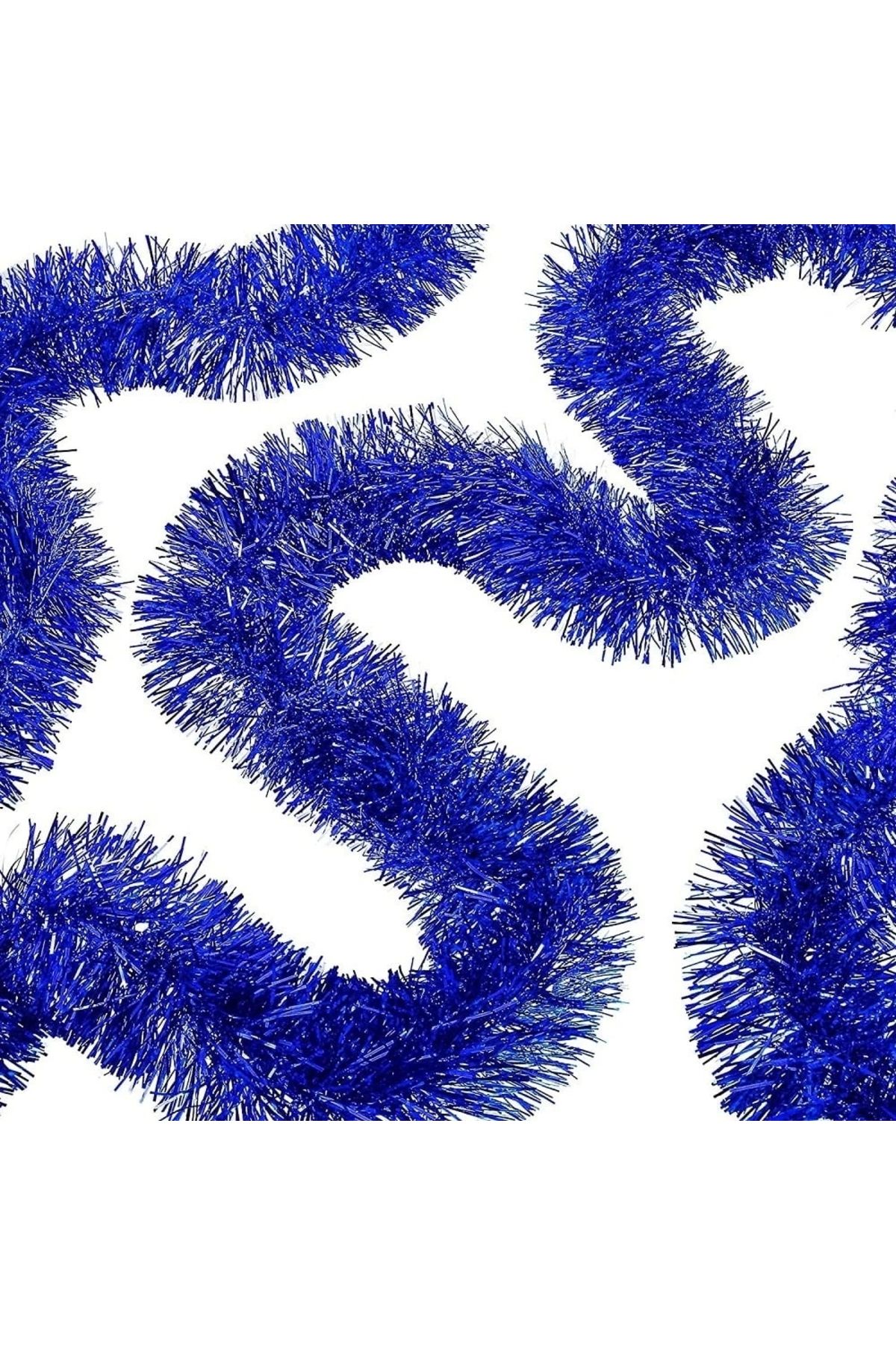 STOREMAX Parti İçin Mega Kalın Sim Süs 2 Metre Uzunluk 10 cm Genişlik Mavi İthal (5047)