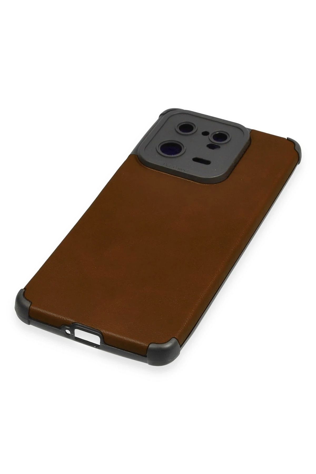 NewFace Xiaomi Mi 13 Pro Kılıf Loop Deri Silikon - Kahverengi GLSTD