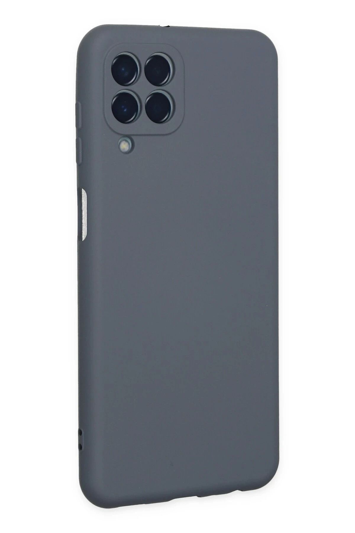 NewFace Galaxy M33 Uyumlu Kılıf Nano içi Kadife Silikon - Gri WLZOR