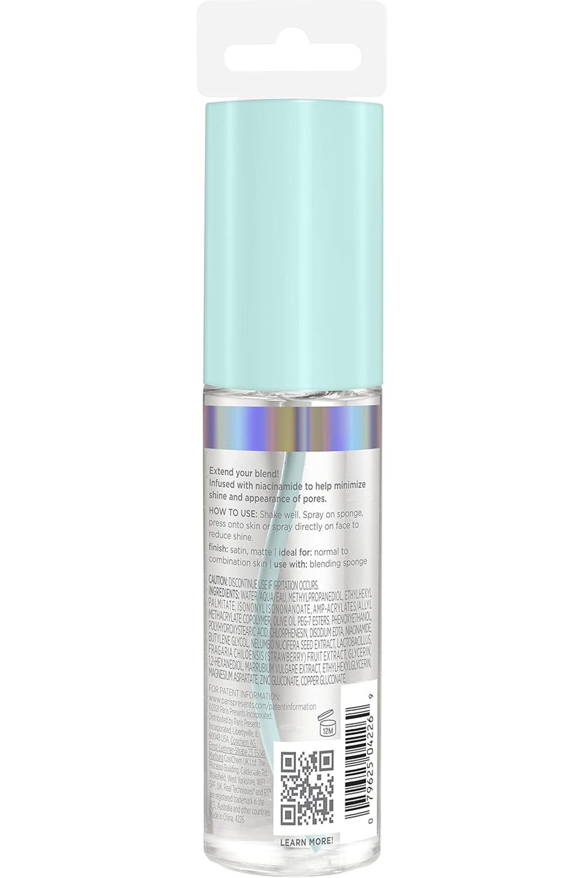 Real Techniques-Sponge+ Setting Spray for Face, Mattify With Niacinamide, Sponge Extender Mist 8