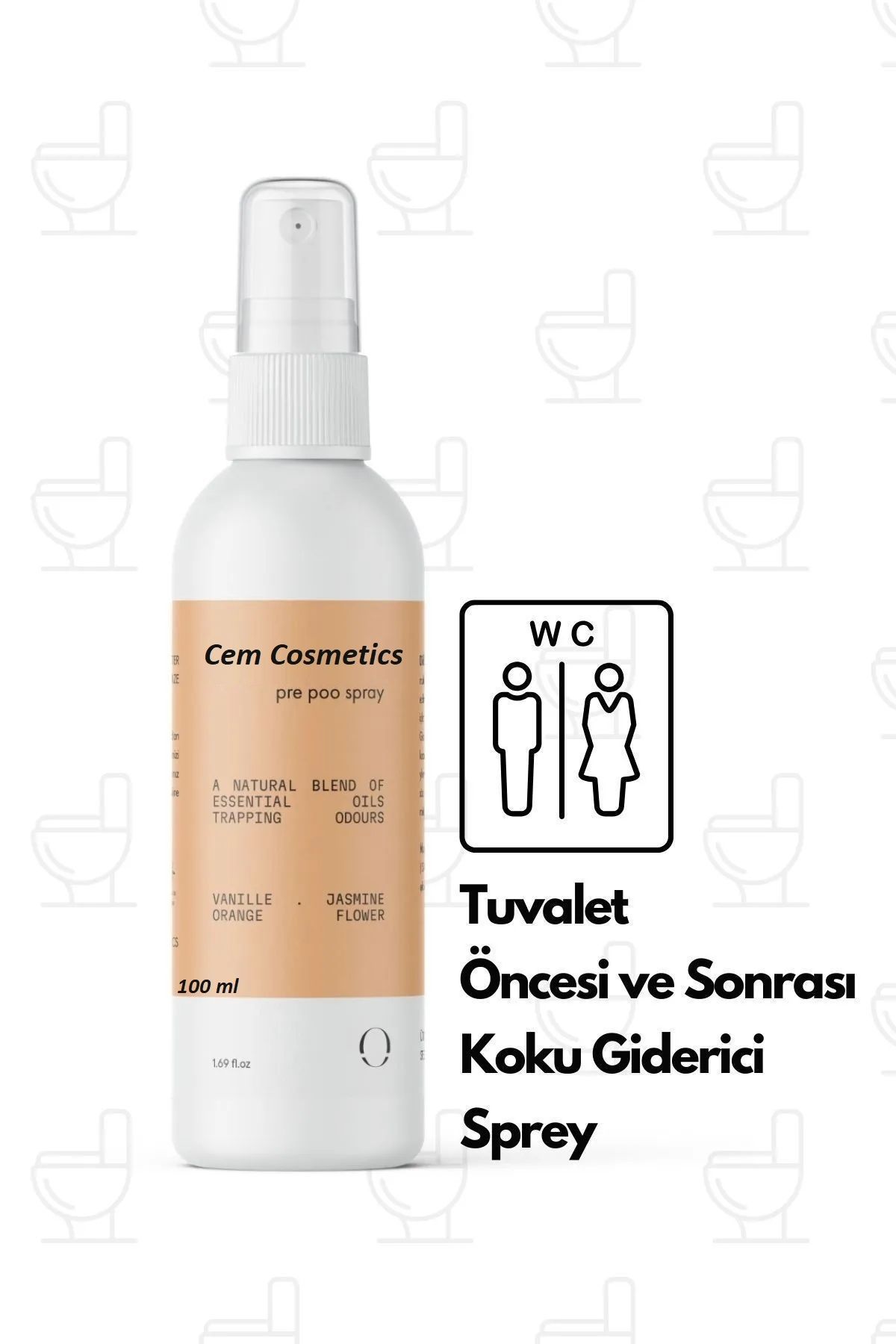 Cem Cosmetics Tuvalet Öncesi Ve Sonrası Koku Giderici Sprey - Scent Spray Before And After