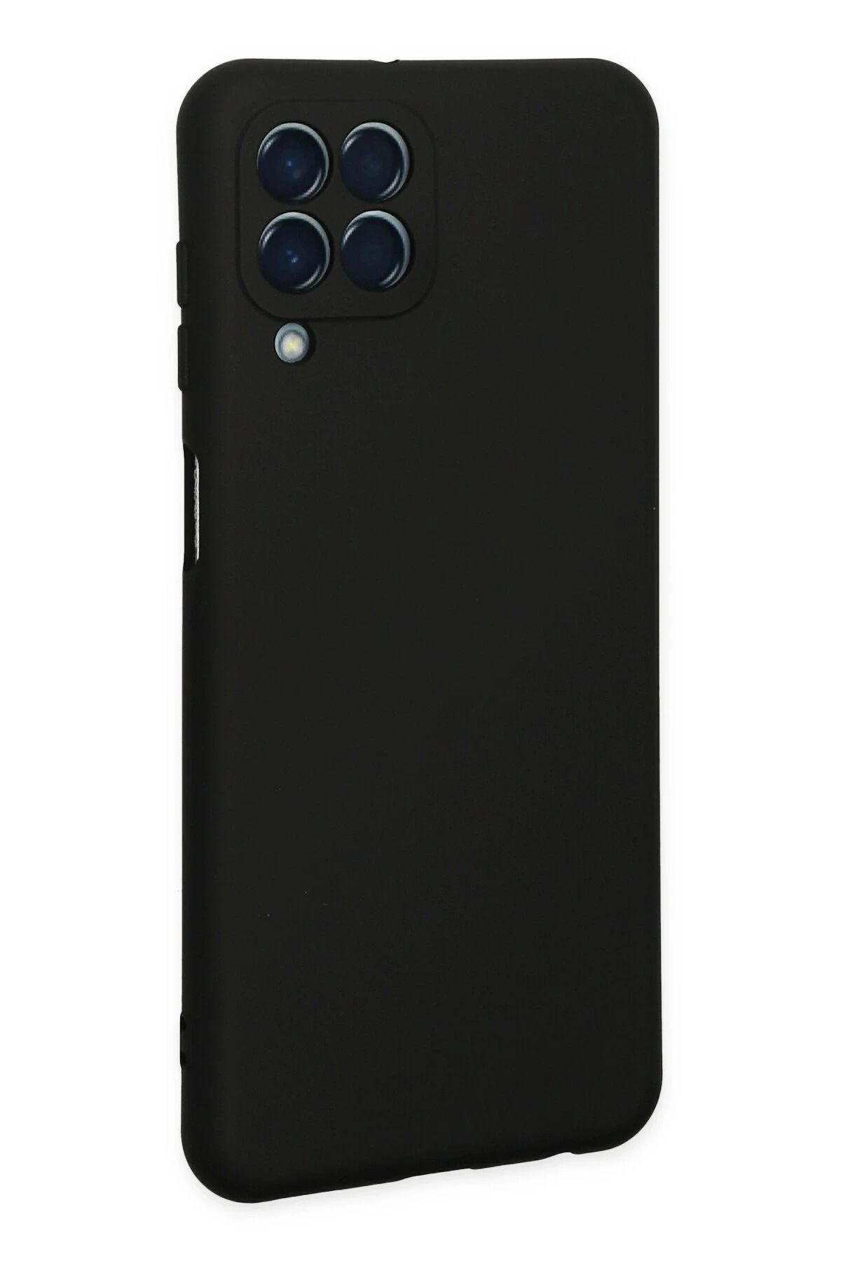 NewFace Galaxy M33 Kılıf Nano içi Kadife Silikon - Siyah uyumlu