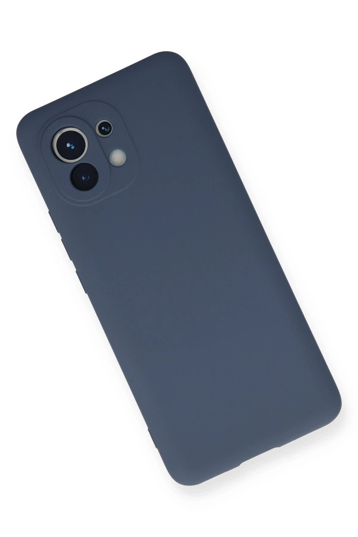 NewFace Xiaomi Mi 11 Uyumlu Kılıf Nano içi Kadife Silikon - Gri WLZOR
