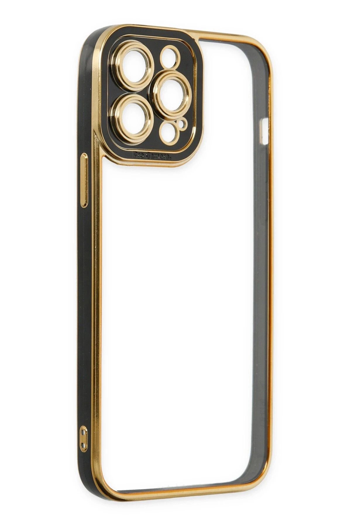 NewFace iPhone 14 Pro Kılıf Liva Lens Silikon - Siyah SVLRS