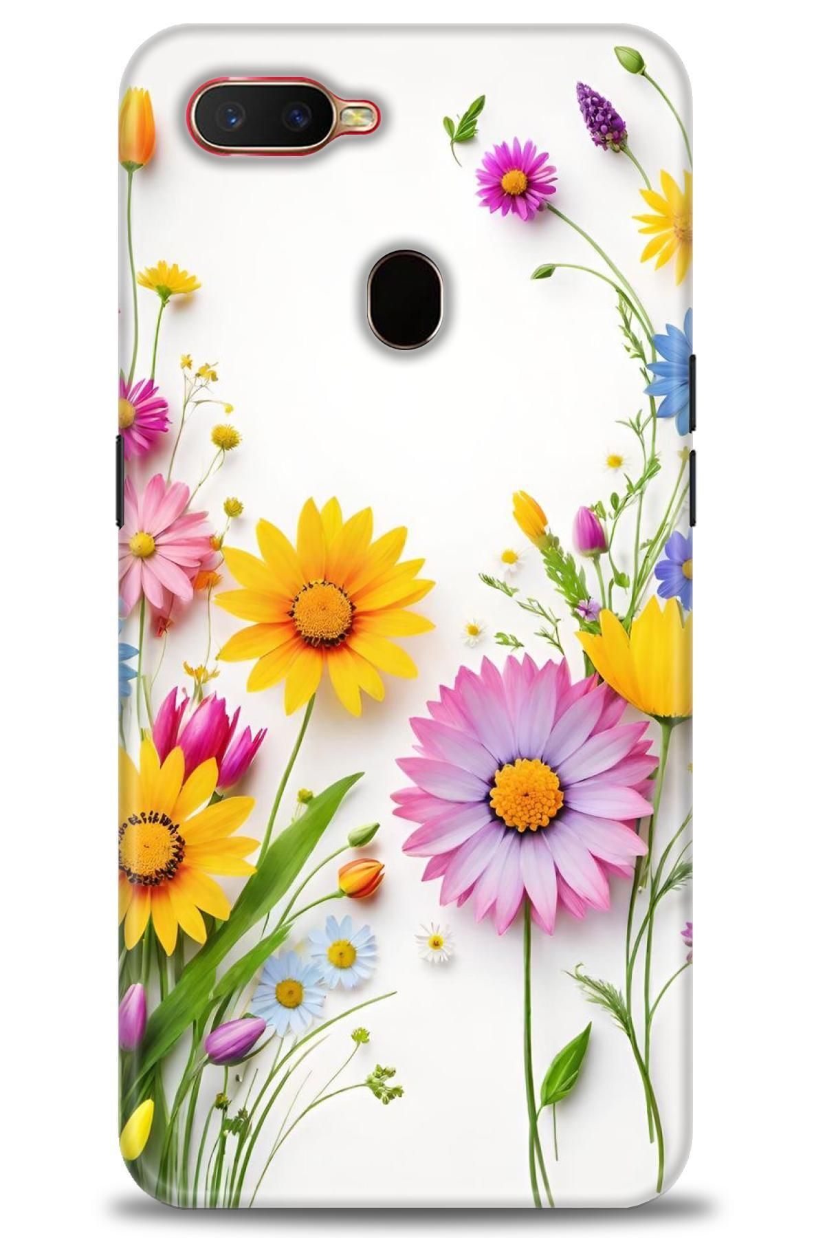 OPPO A12 İle Uyumlu HD Baskılı Desenli Silikon Kılıf - 2514