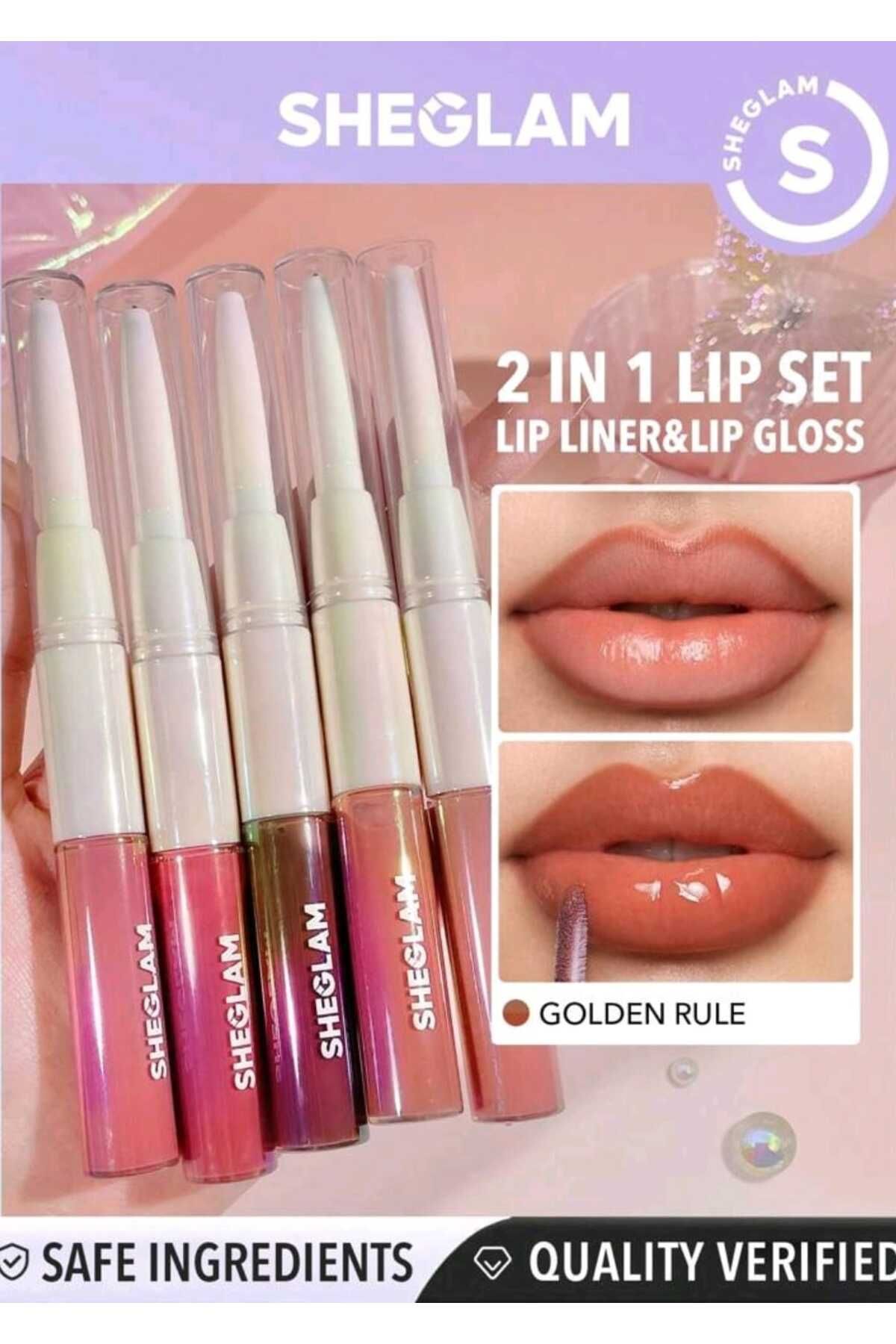 SHEGLAM LİP RULES LİNER & GLOSS PEN . DUDAK KALEMİ İLE DUDAK PARLATICISI