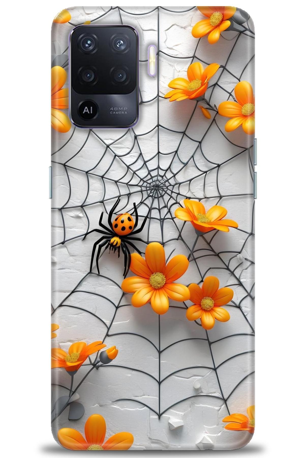 OPPO Reno 5 Lite İle Uyumlu HD Baskılı Desenli Silikon Kılıf - 2122