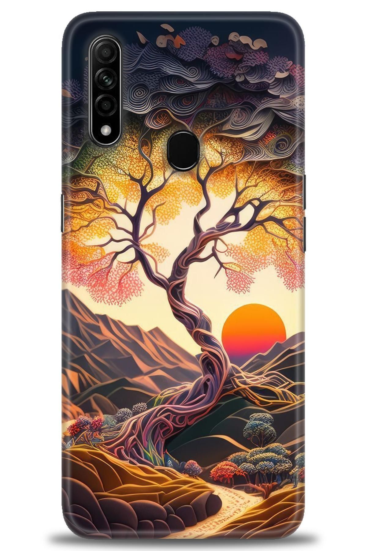 OPPO A31 İle Uyumlu HD Baskılı Desenli Silikon Kılıf - 2956