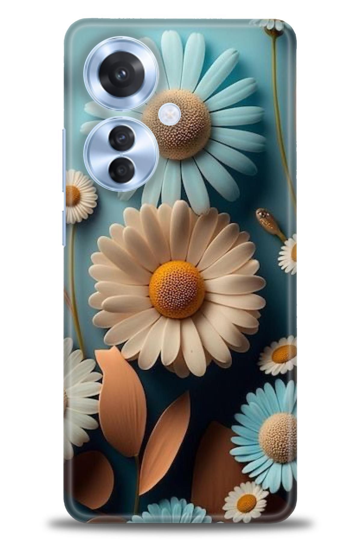 OPPO Reno 11F İle Uyumlu HD Baskılı Desenli Silikon Kılıf - 2298