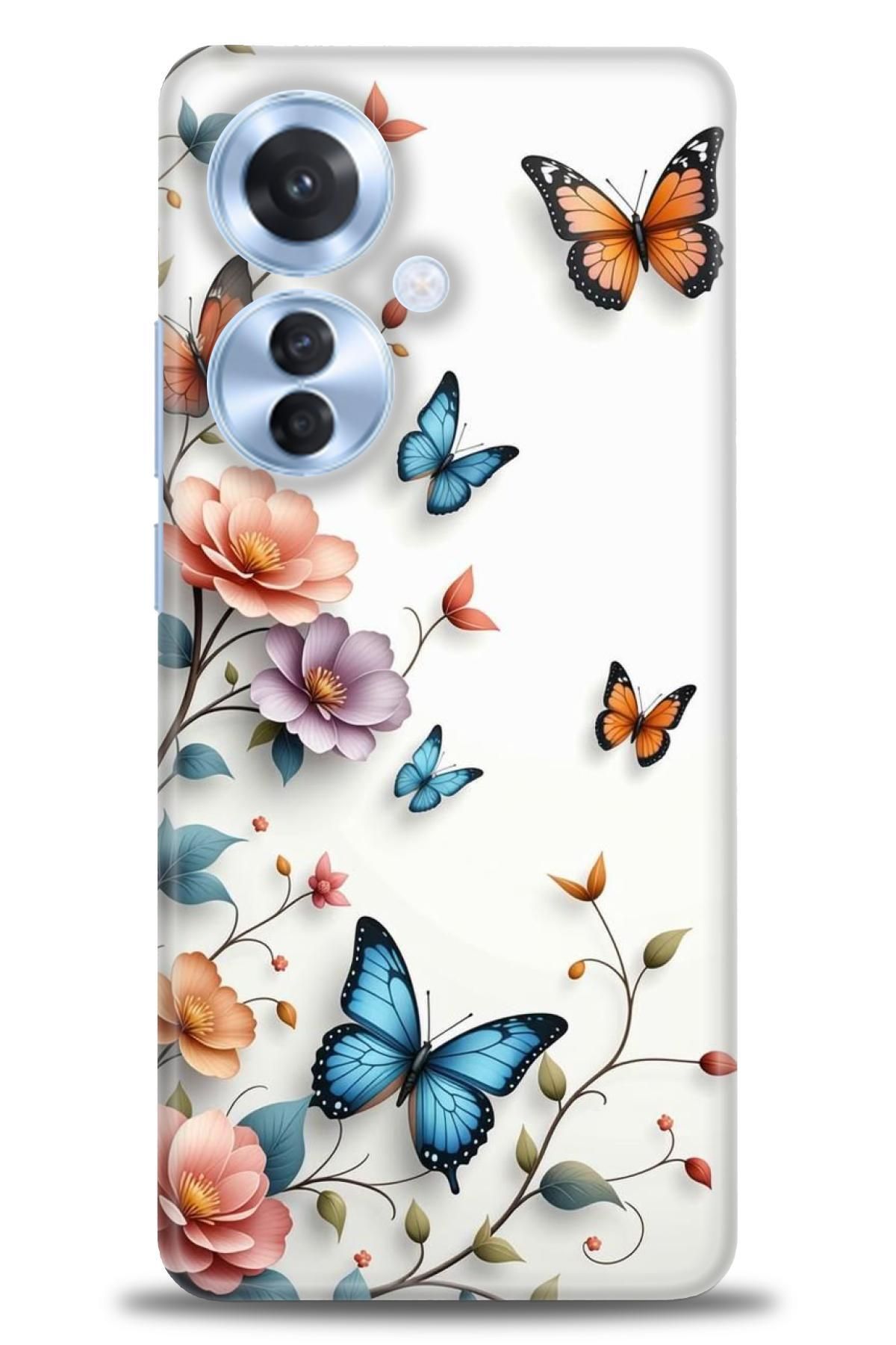 OPPO Reno 11F İle Uyumlu HD Baskılı Desenli Silikon Kılıf - 2981