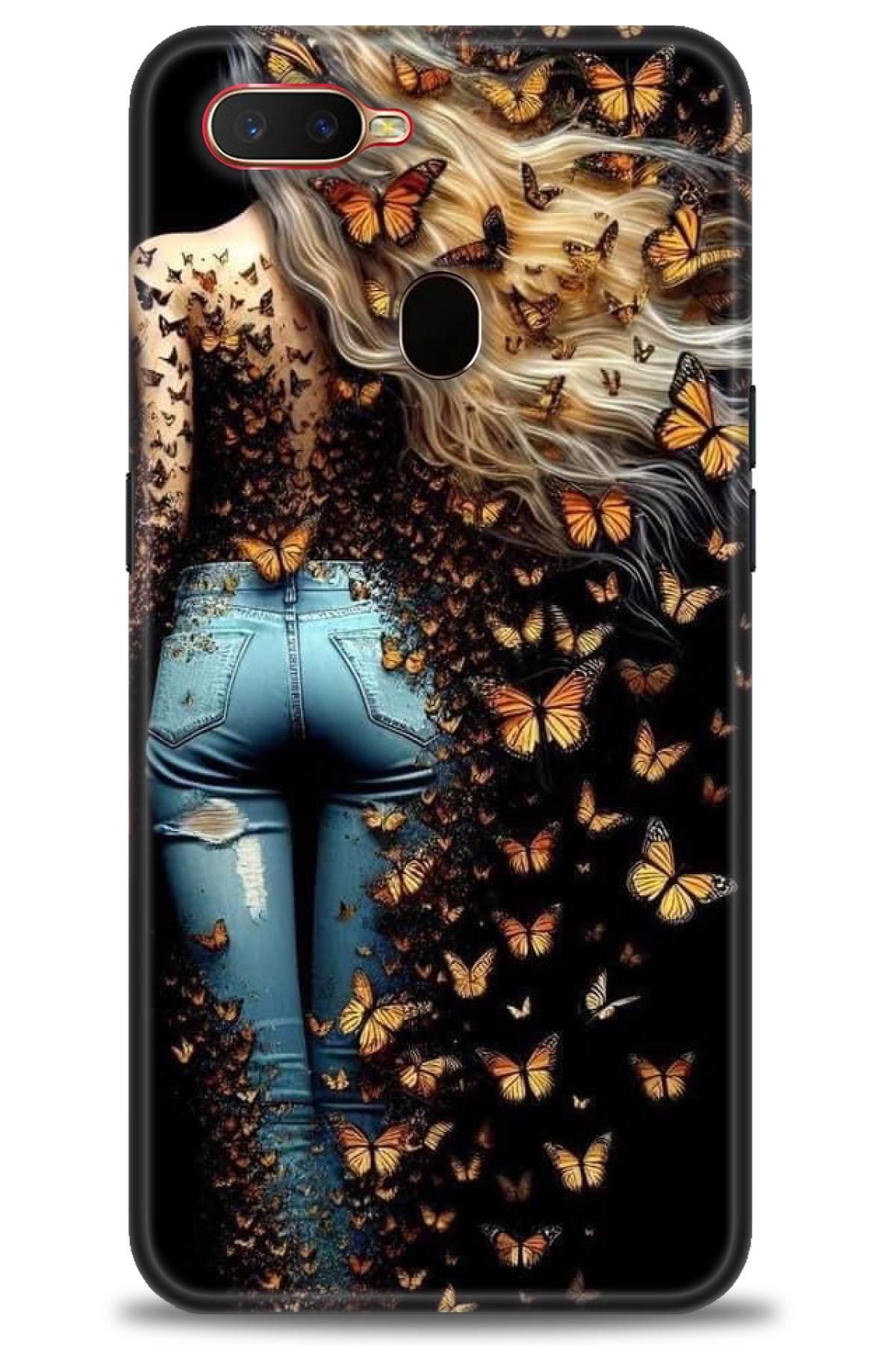 OPPO A12 İle Uyumlu HD Baskılı Desenli Silikon Kılıf - 2577