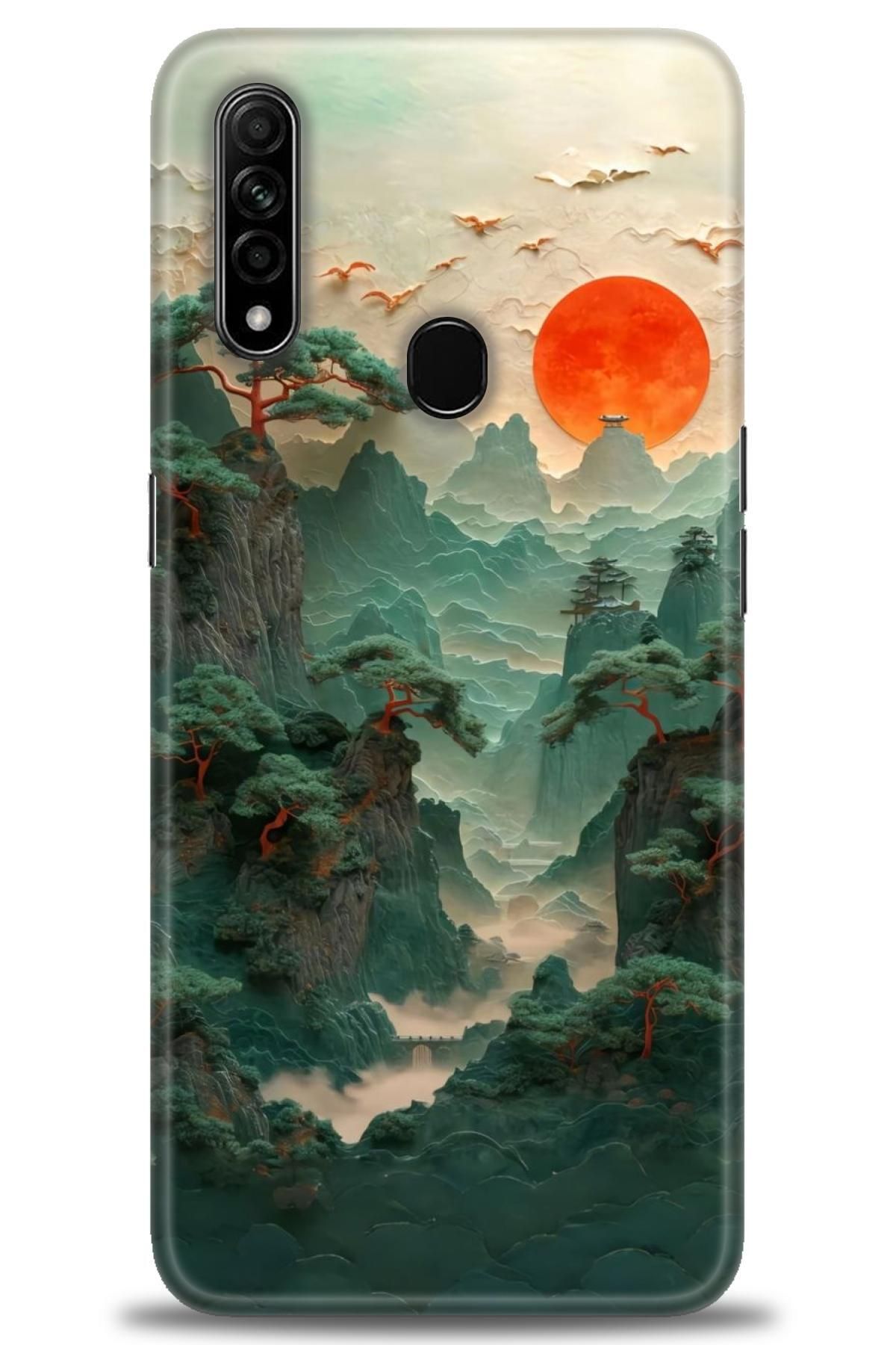 OPPO A31 İle Uyumlu HD Baskılı Desenli Silikon Kılıf - 2653