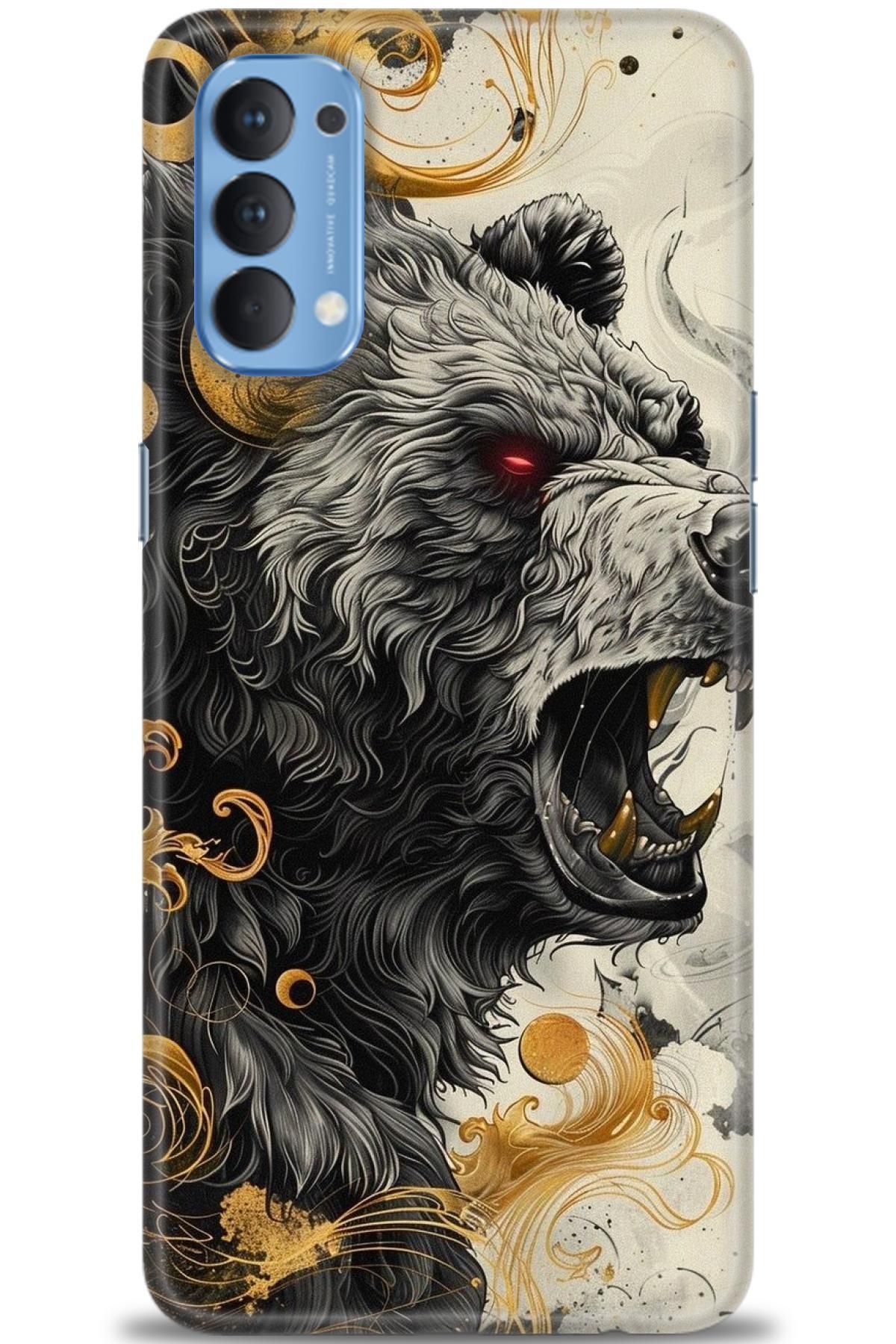OPPO Reno 4 İle Uyumlu HD Baskılı Silikon Kılıf / ÖzelSeri Oppo - 2645