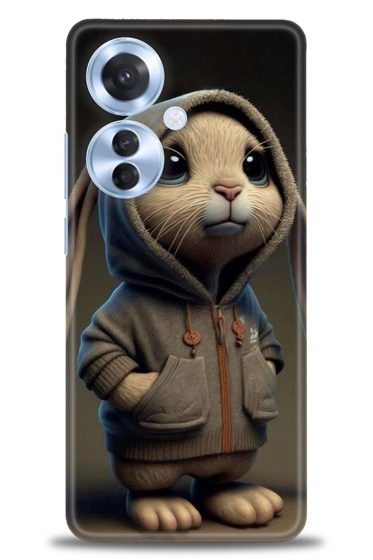 OPPO Reno 11F İle Uyumlu HD Baskılı Desenli Silikon Kılıf - 2040