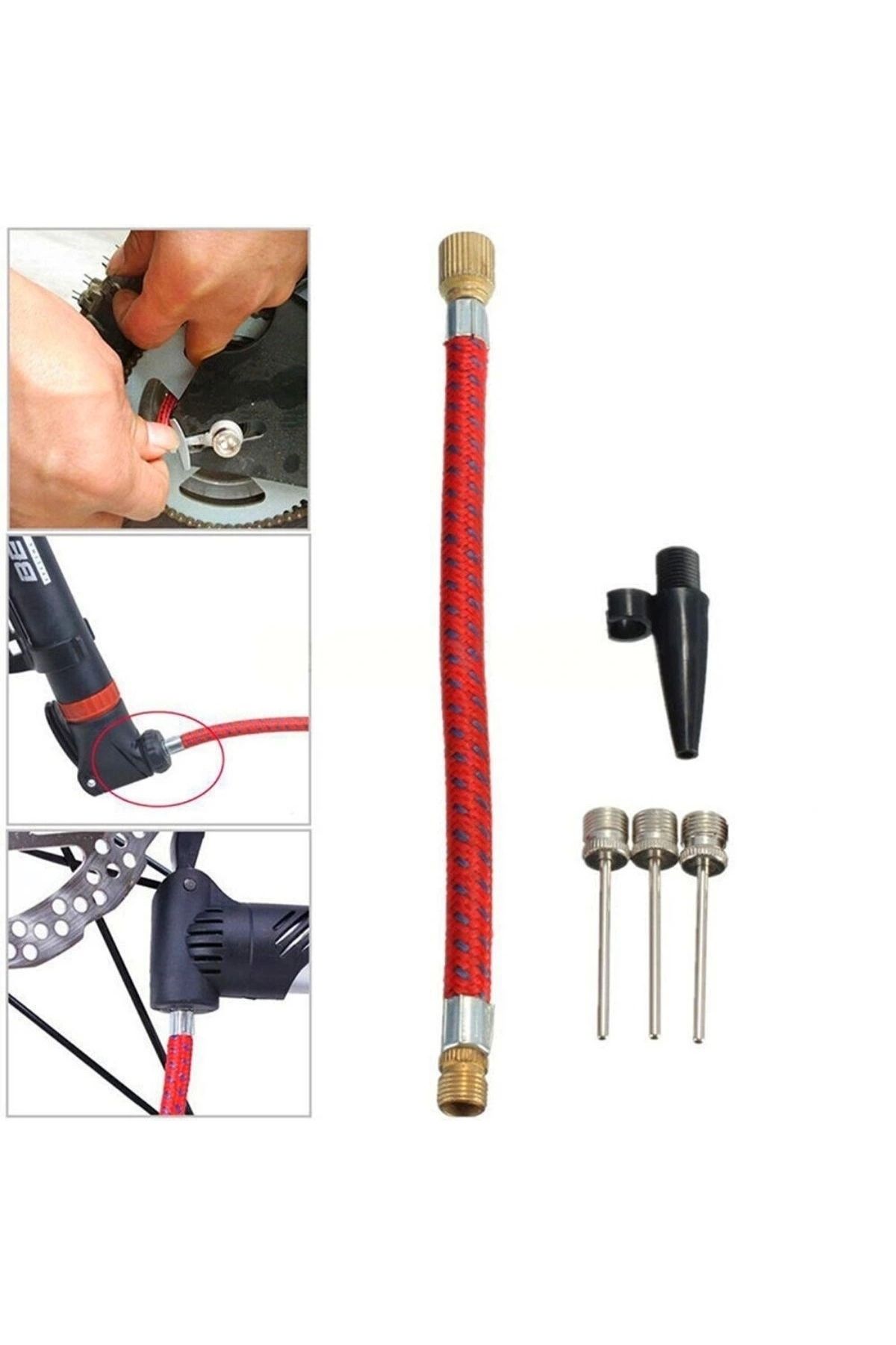 STOREMAX Pompa İğne Başlık Seti Top Bisiklet Lastiği Şişirme İğneleri (5047)
