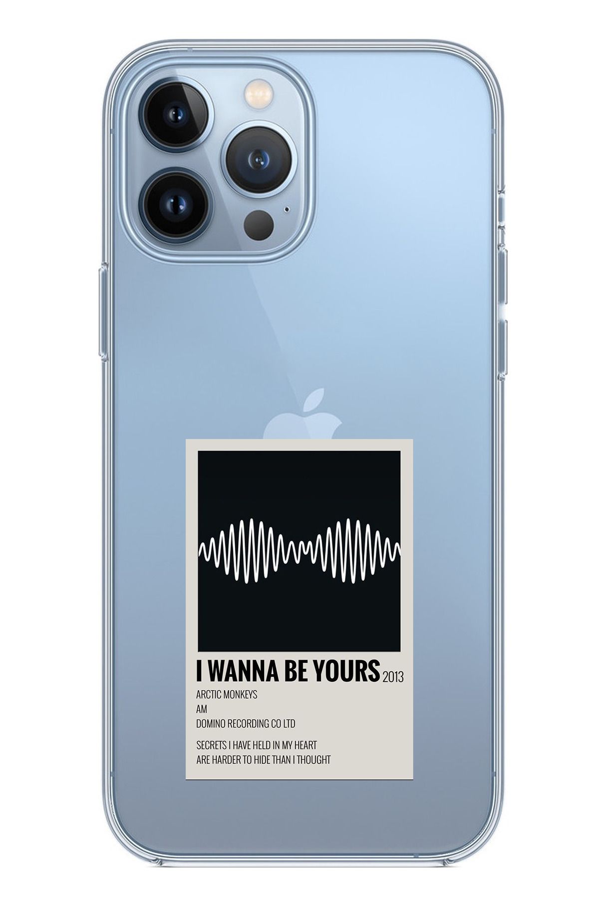 TechTree iPhone 13 PRO MAX Uyumlu I Wanna Be Yours Şeffaf Silikon Kılıf